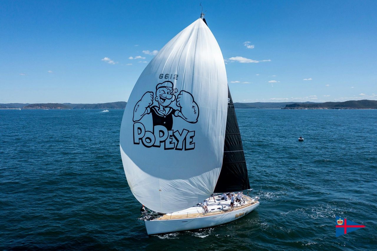 Pop Eye setting off for Coffs Harbour from Pittwater