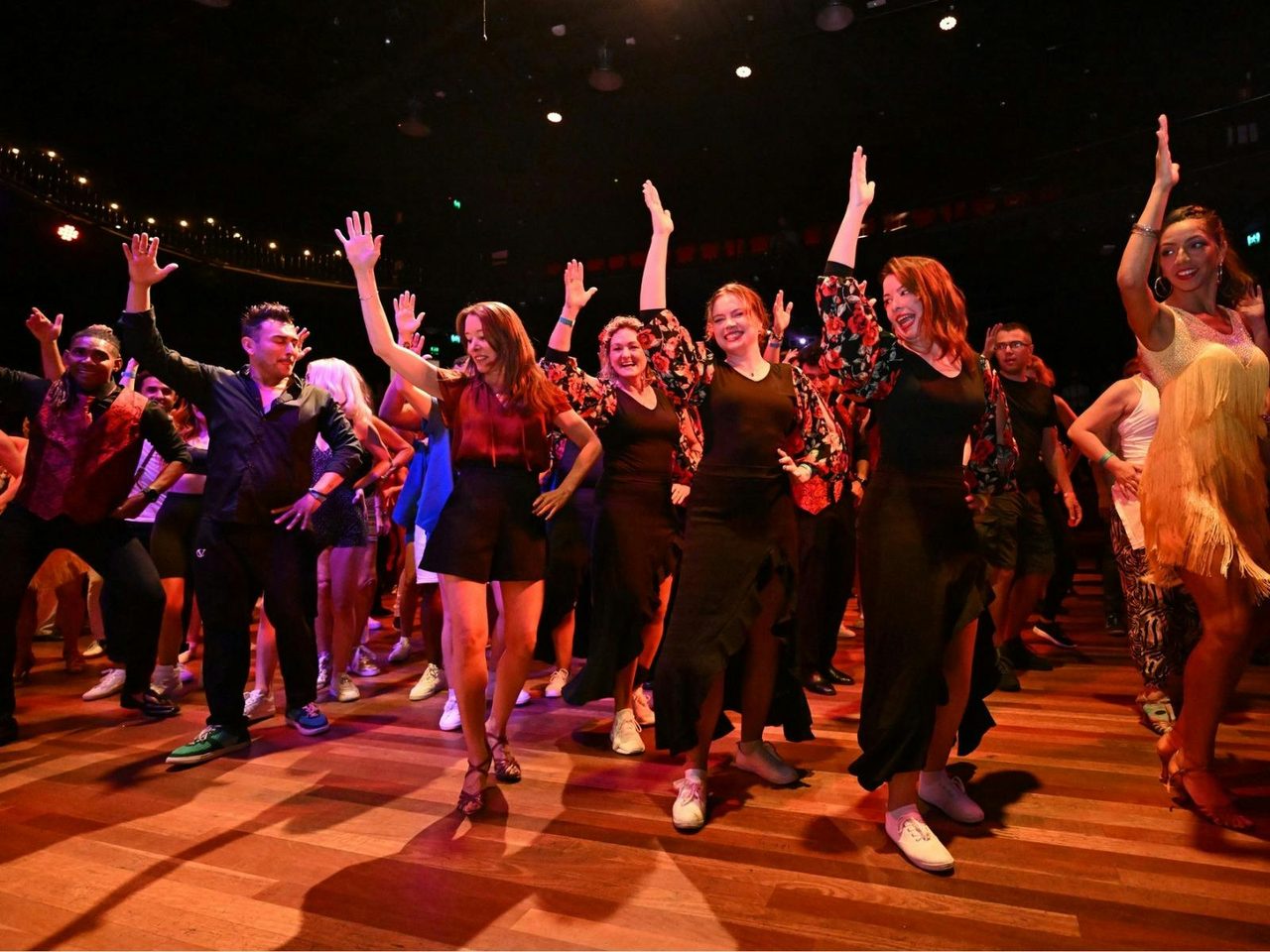 Latin dance party at Byron Latin Fiesta