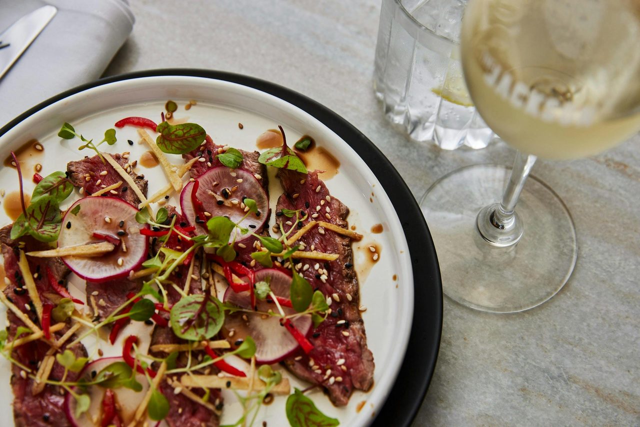 Food and Wine onboard The Jackson