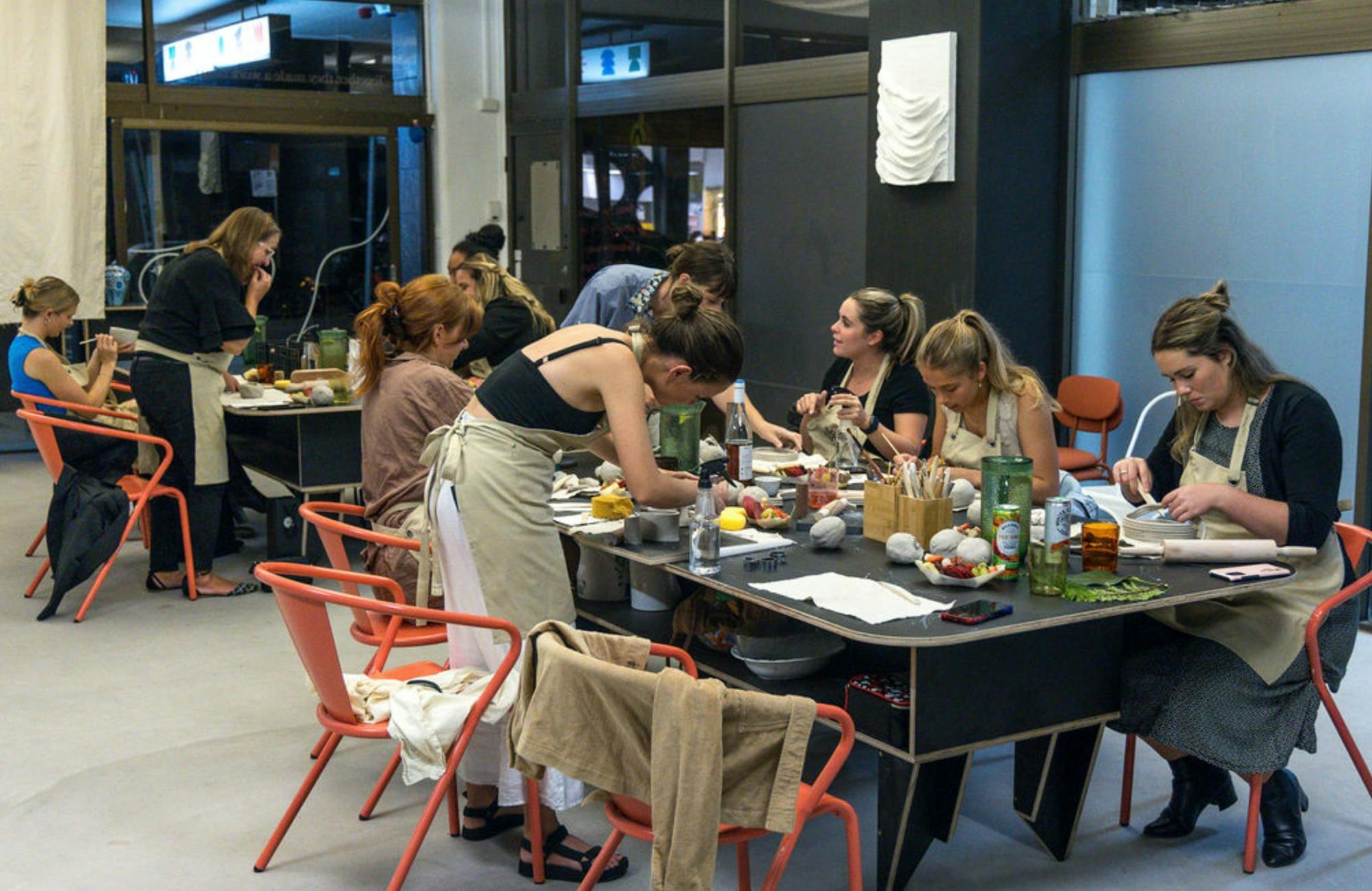 clay and sip classes