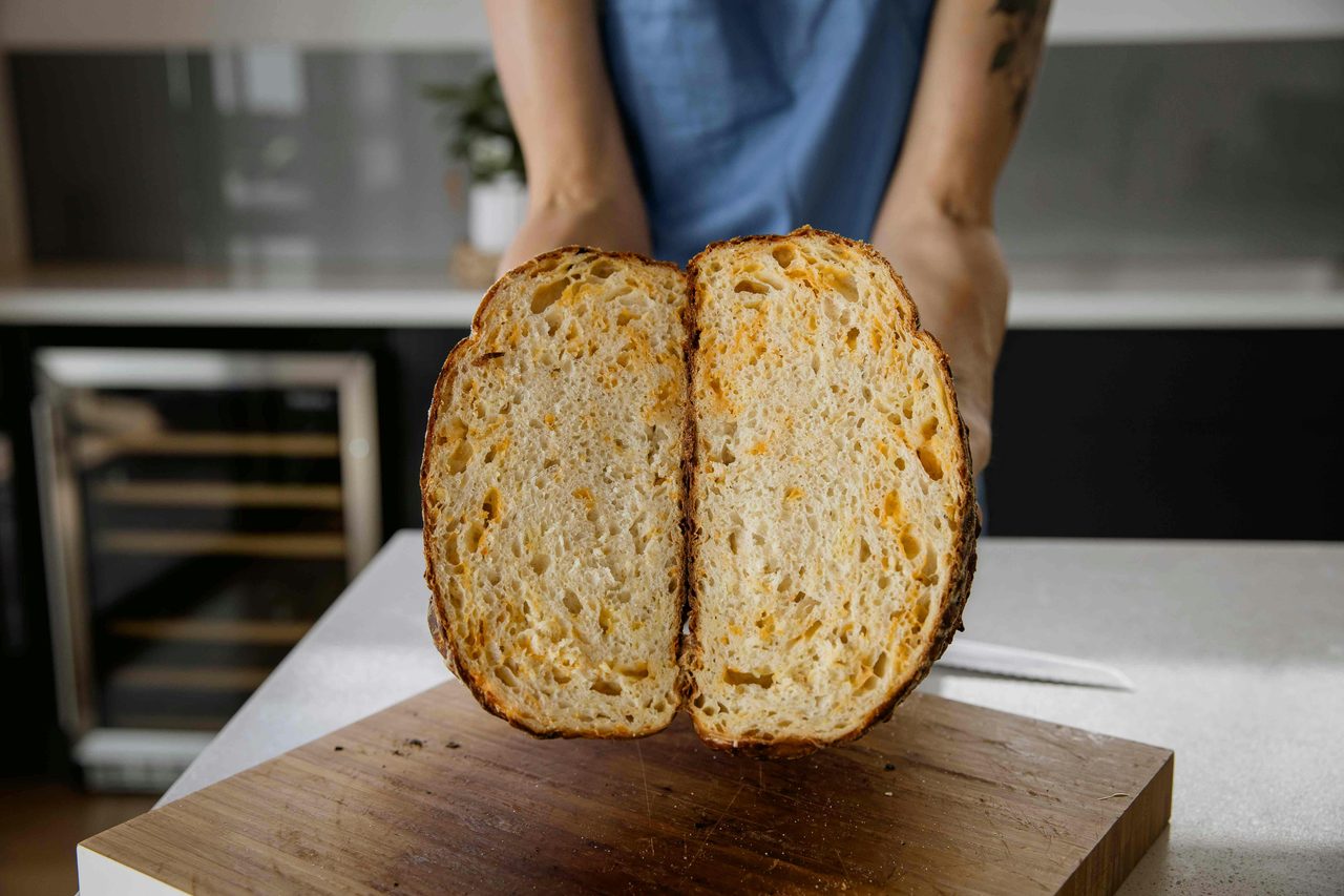 cut bread