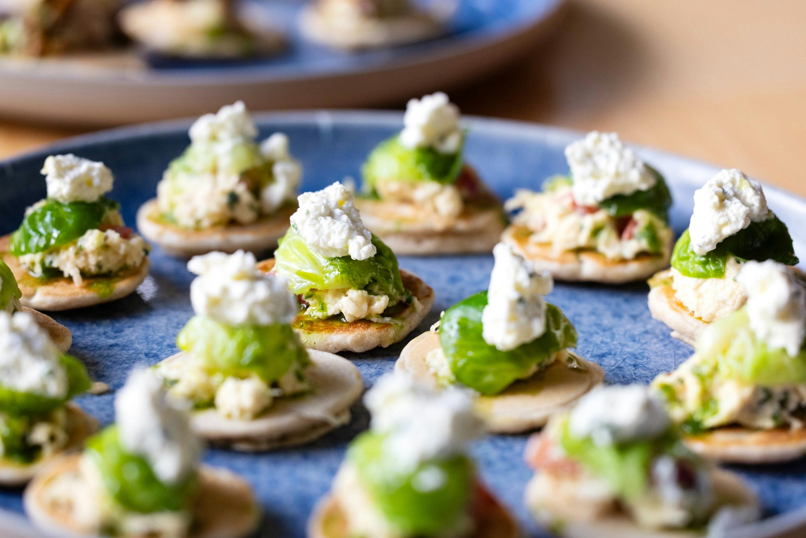 Michelin-curated canapes