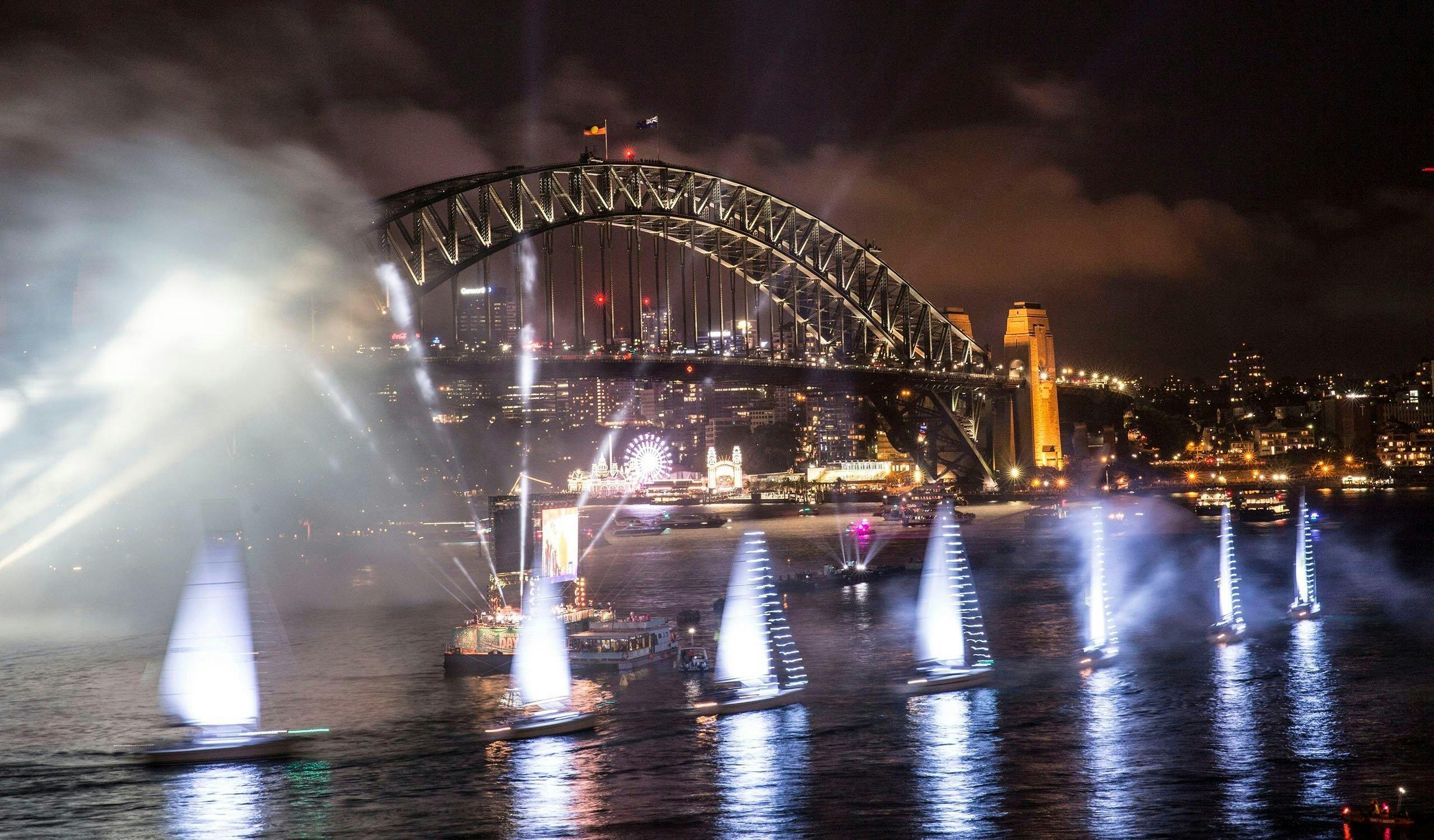 Sydney Harbour Bridge & Yachts