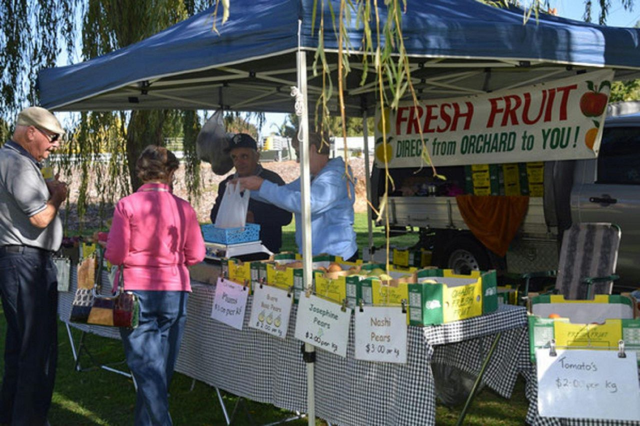 Fruit Stall in Farmers Market