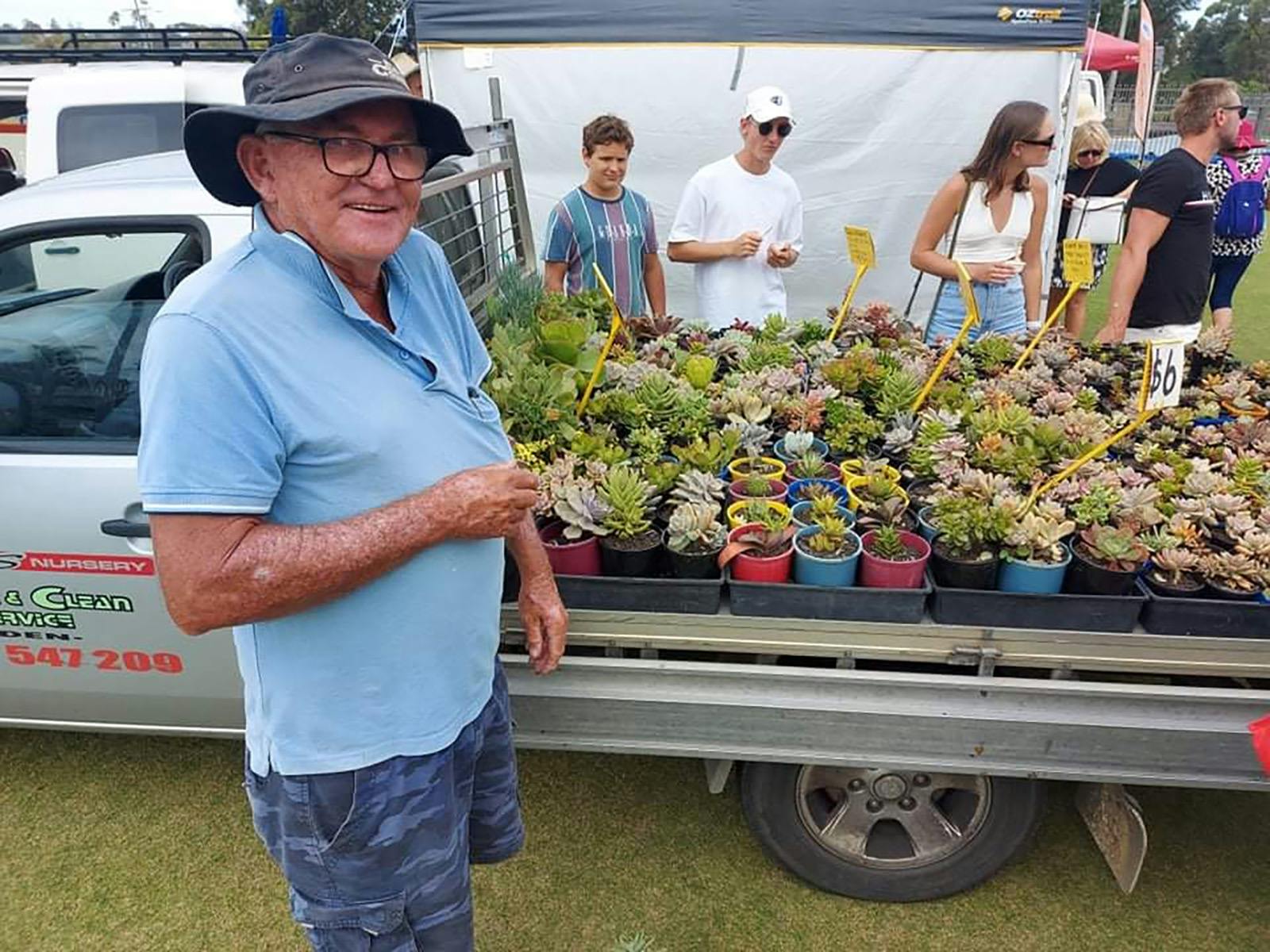 Greg and his Succulents