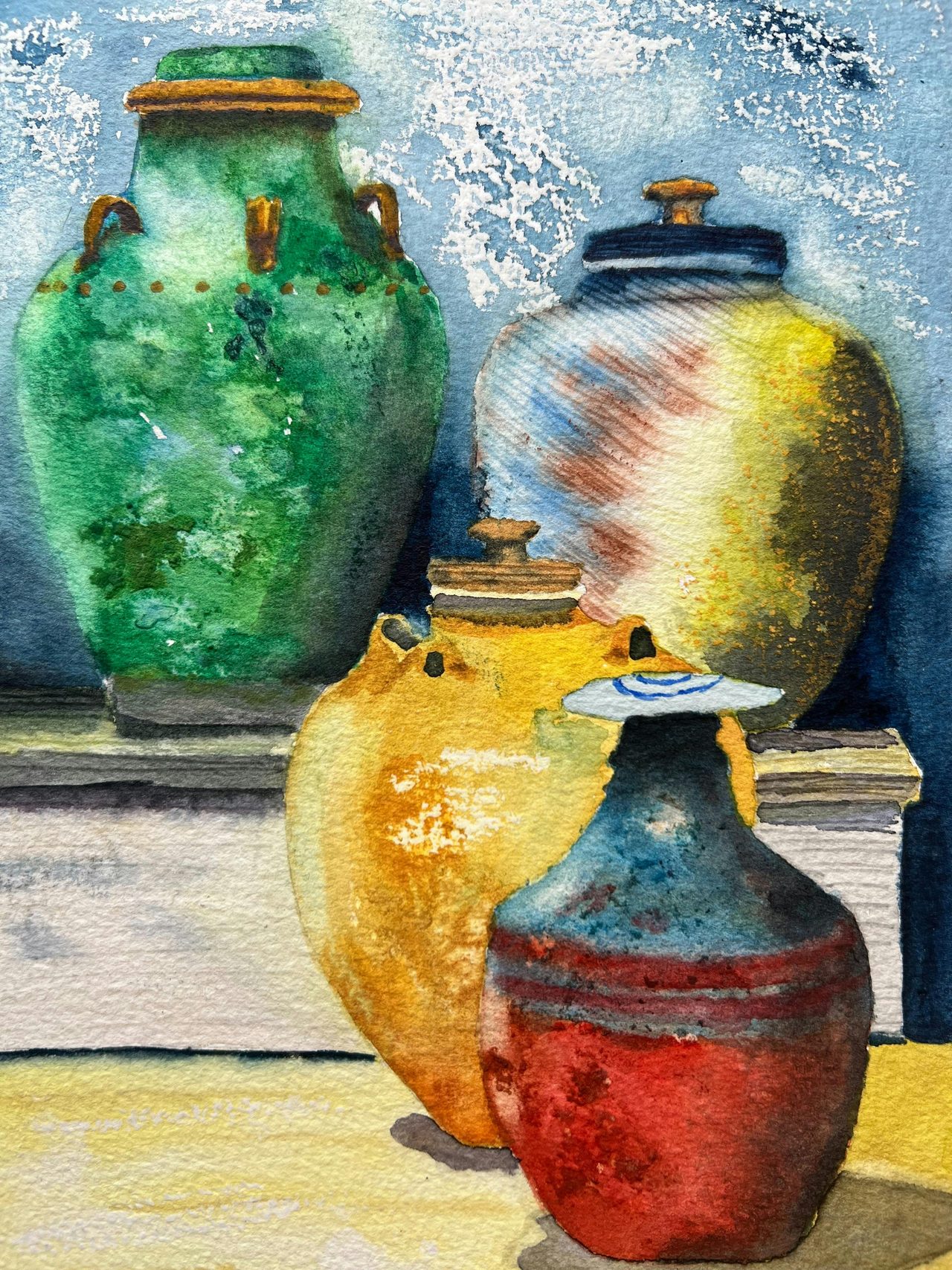 Persian Pots by Wendy McClenaghan
