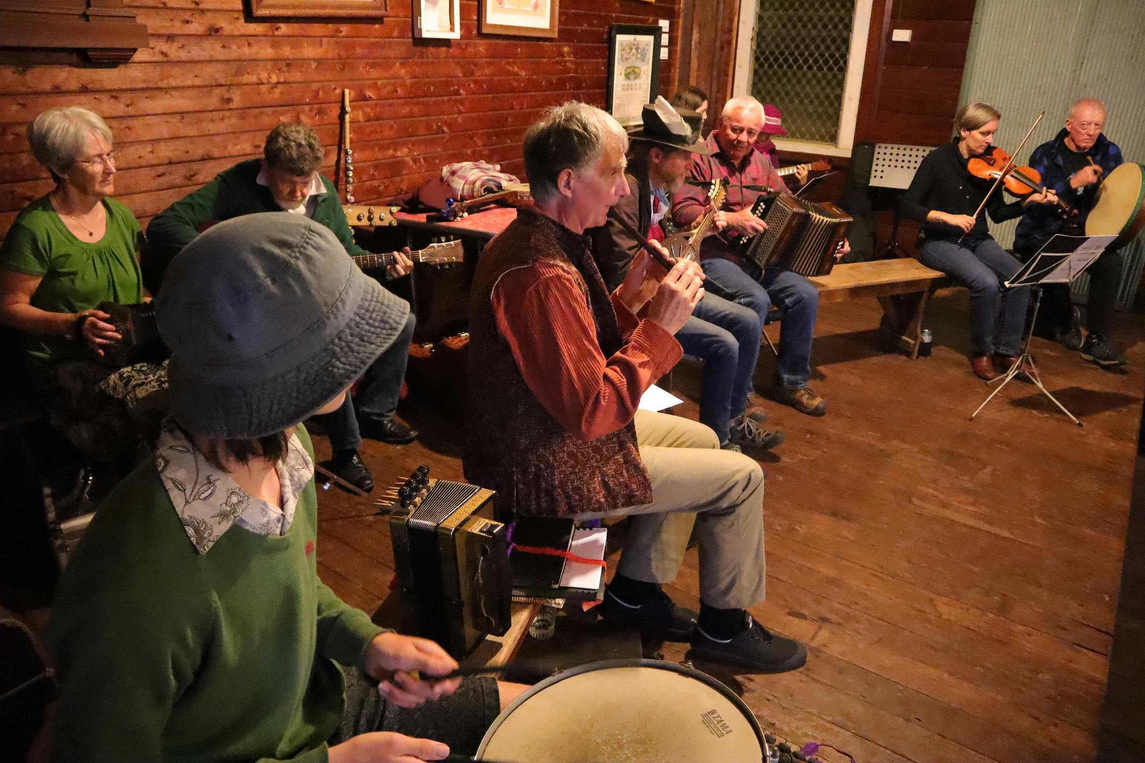 The band at Baerami Bush Dance