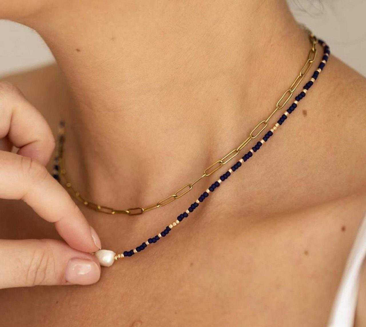 Beading necklaces