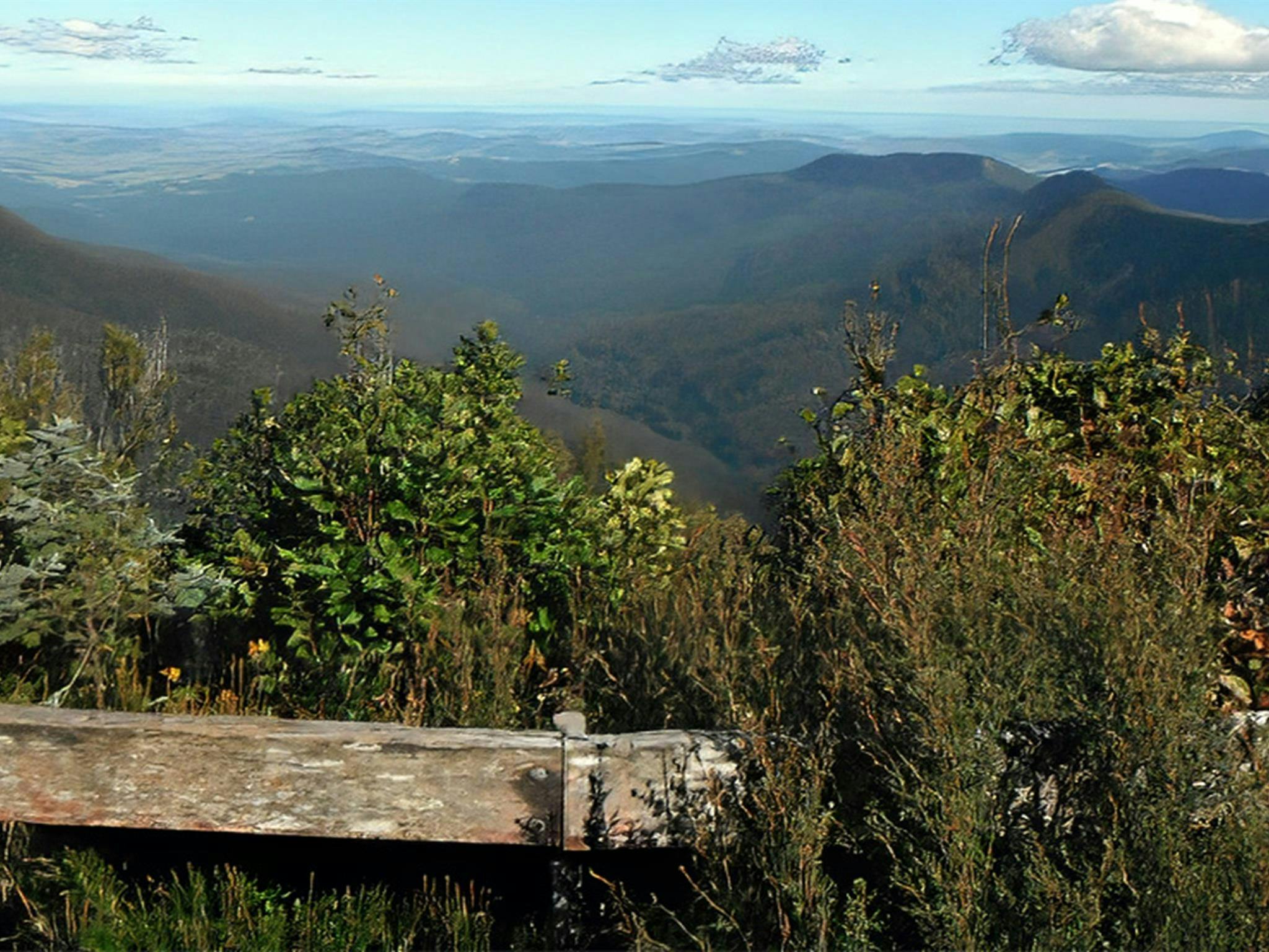 Careys Peak lookout, Barrington Tops National Park. Photo: Peter Beard &copy; Peter Beard/DCCEEW
