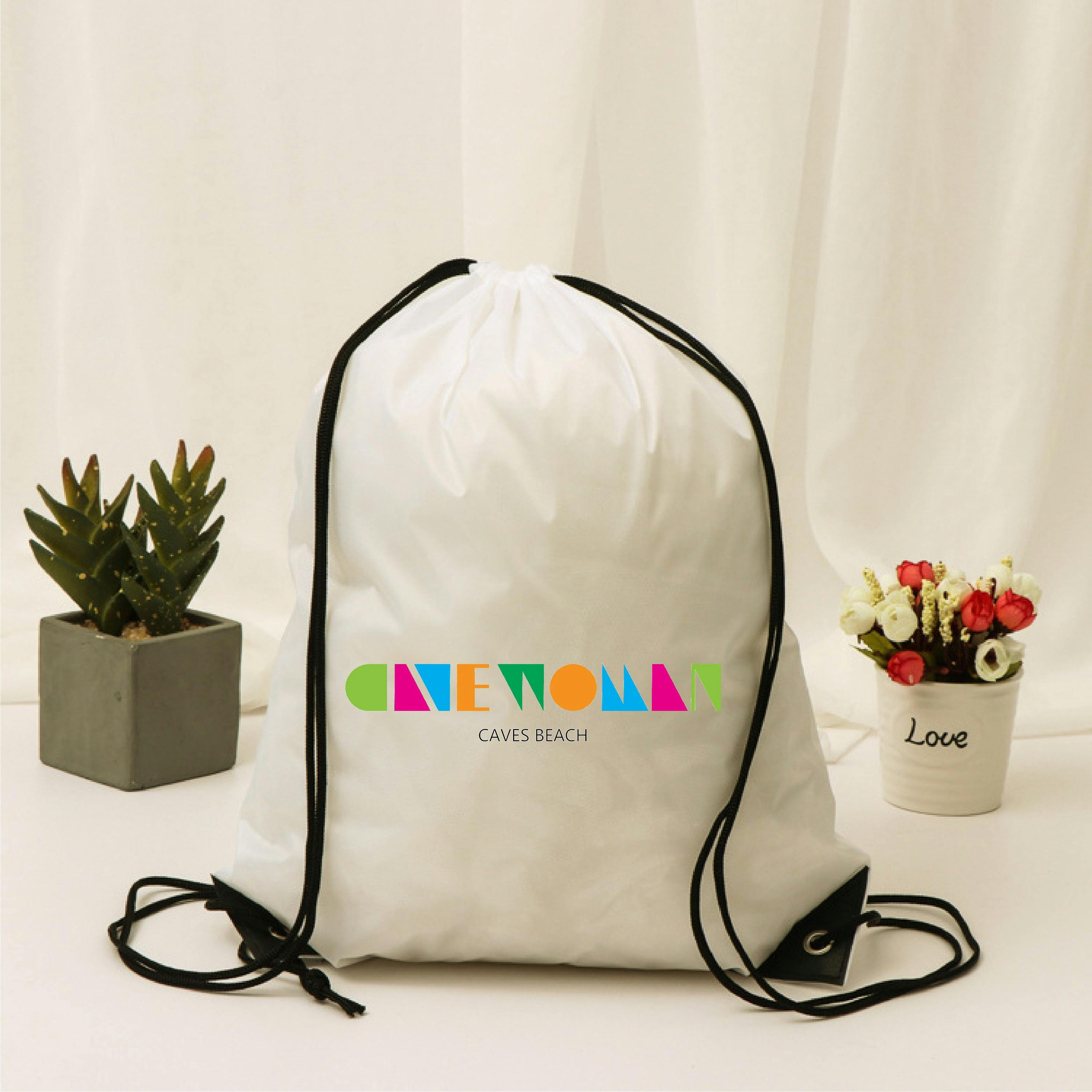 Cave Woman beach bag