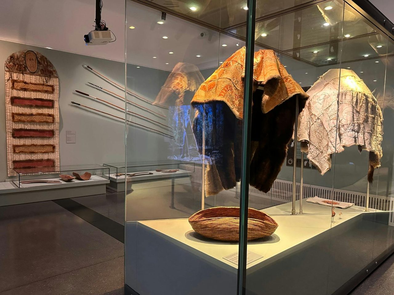 A display case in the gallery space, Bungambrawatha: Stories of Albury