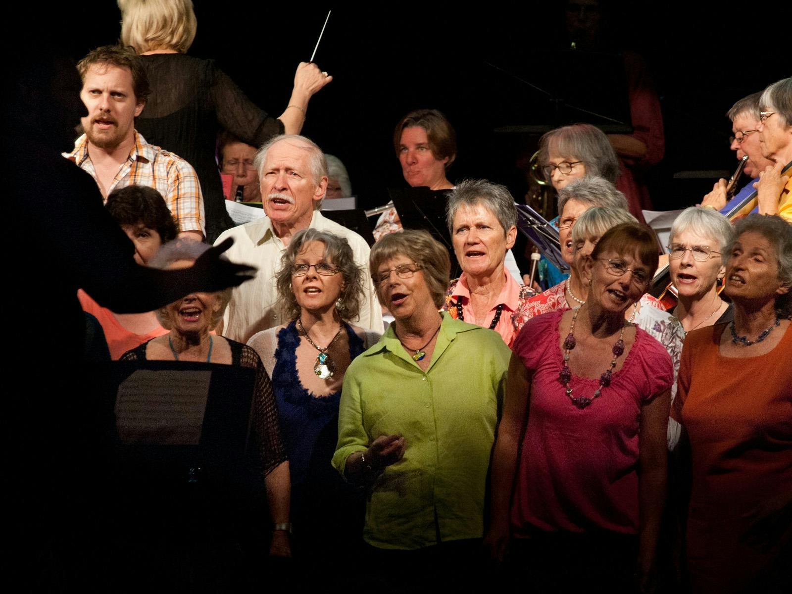Choir singing