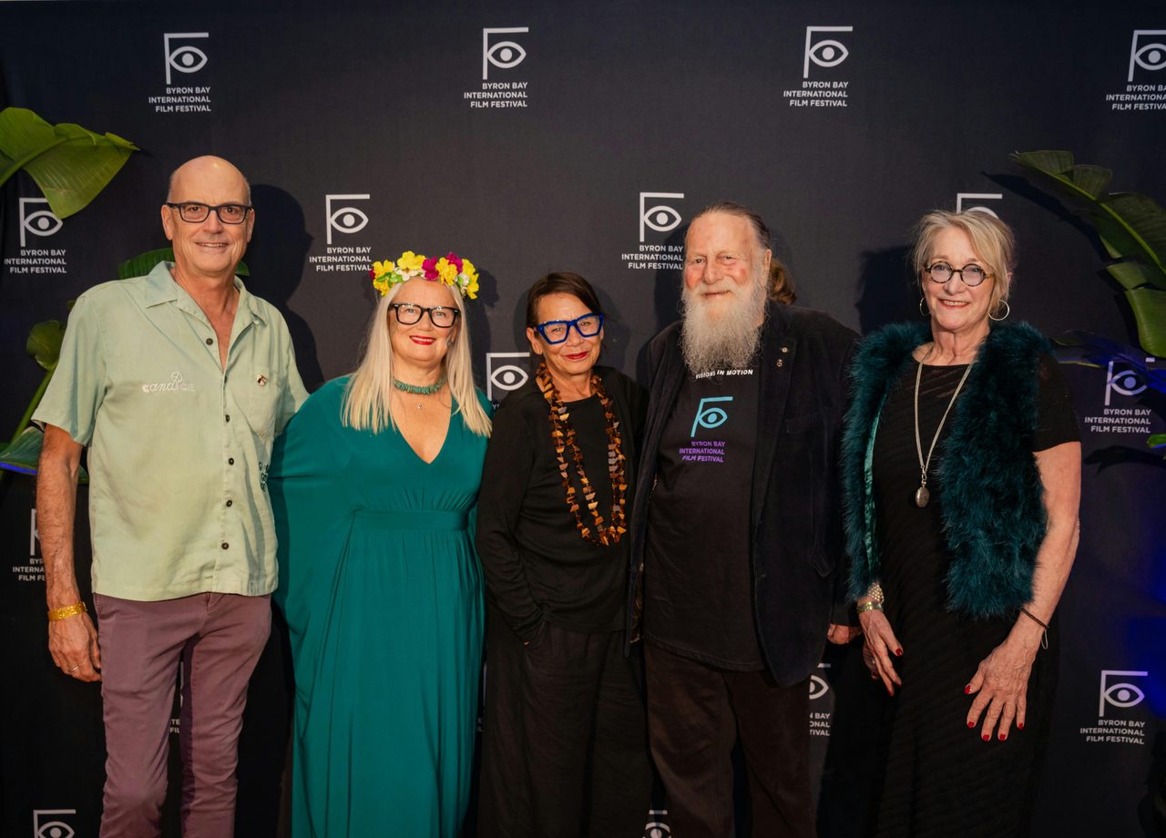 Jack Thompson and the team behind the film Aquarius