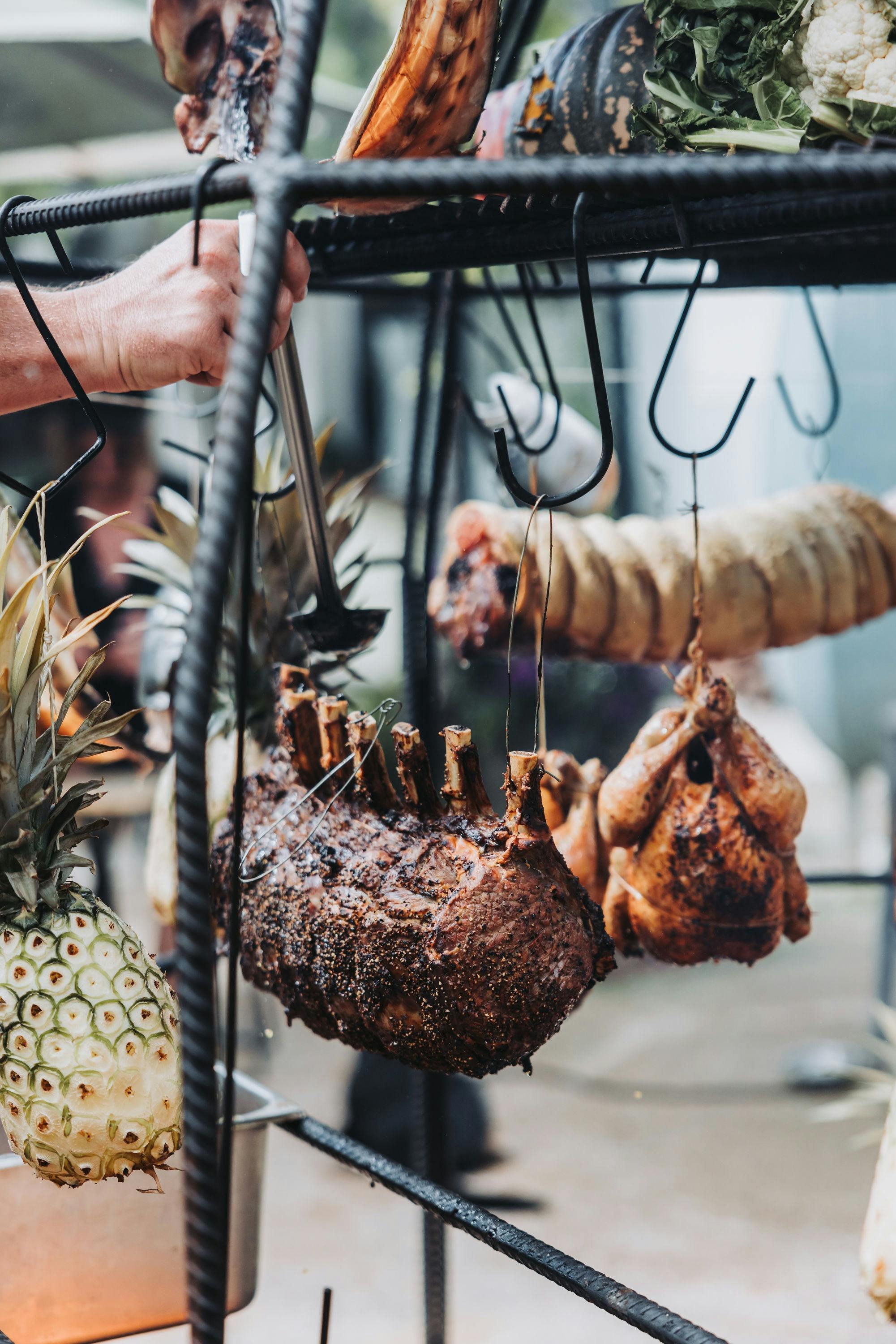 Open Fire Cooking at North Byron Hotel