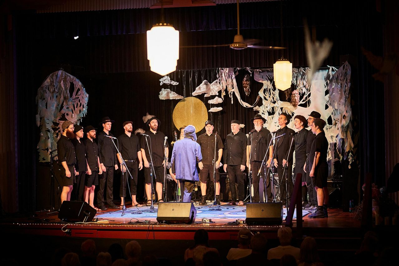 Spooky Mens Chorale in Memorial Hall