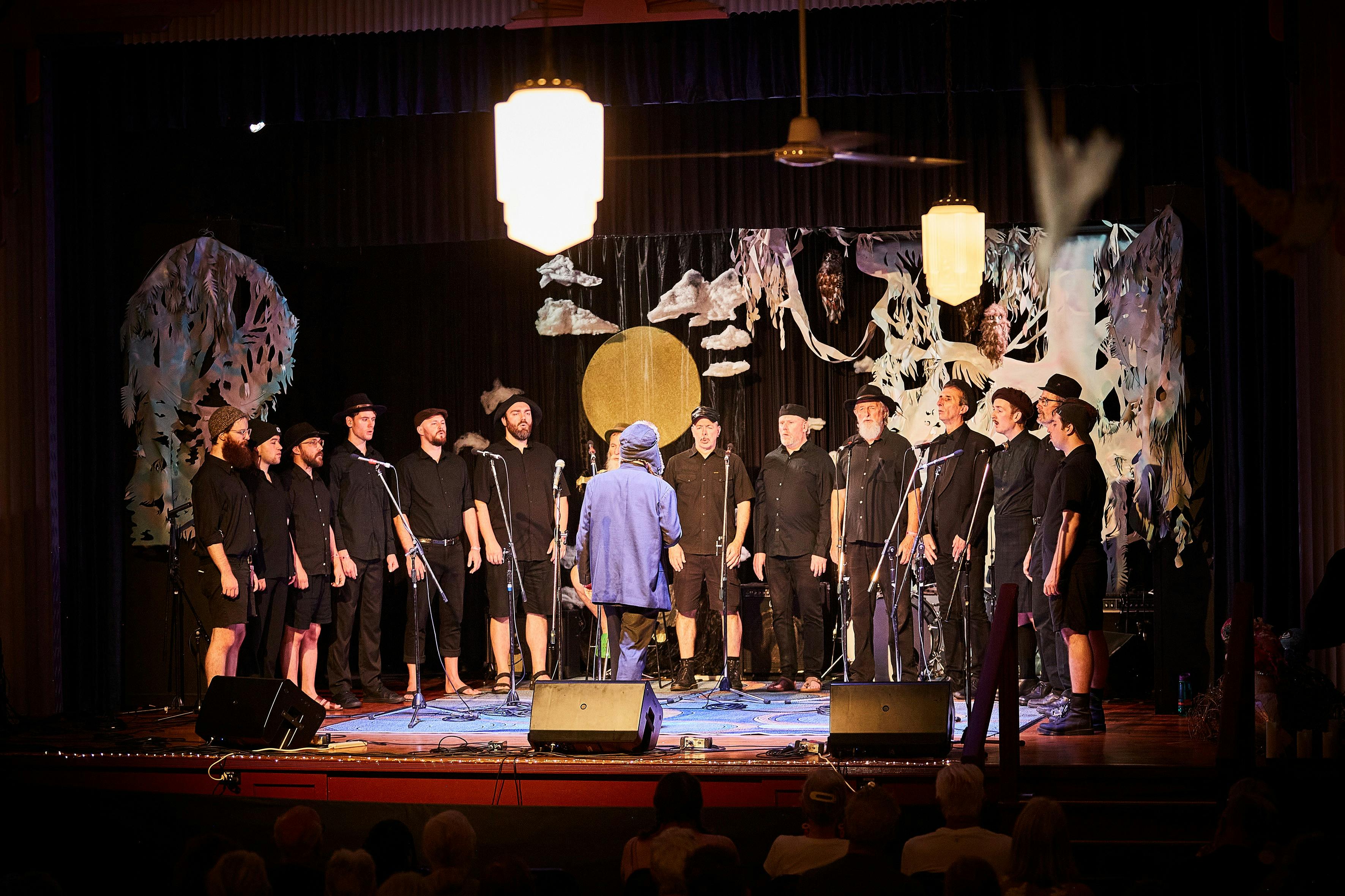 Spooky Mens Chorale in Memorial Hall