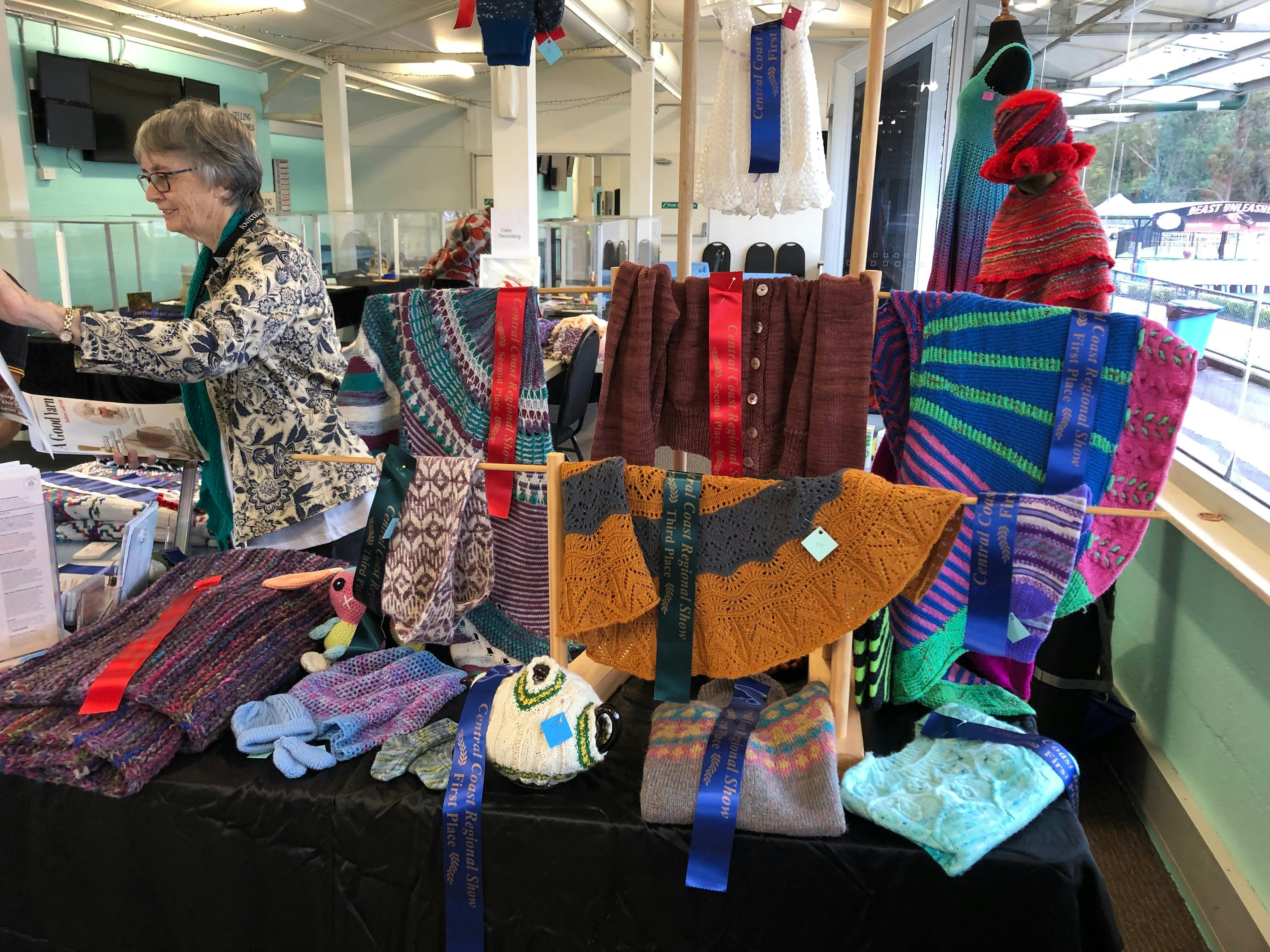 Hand knitting and crochet competition