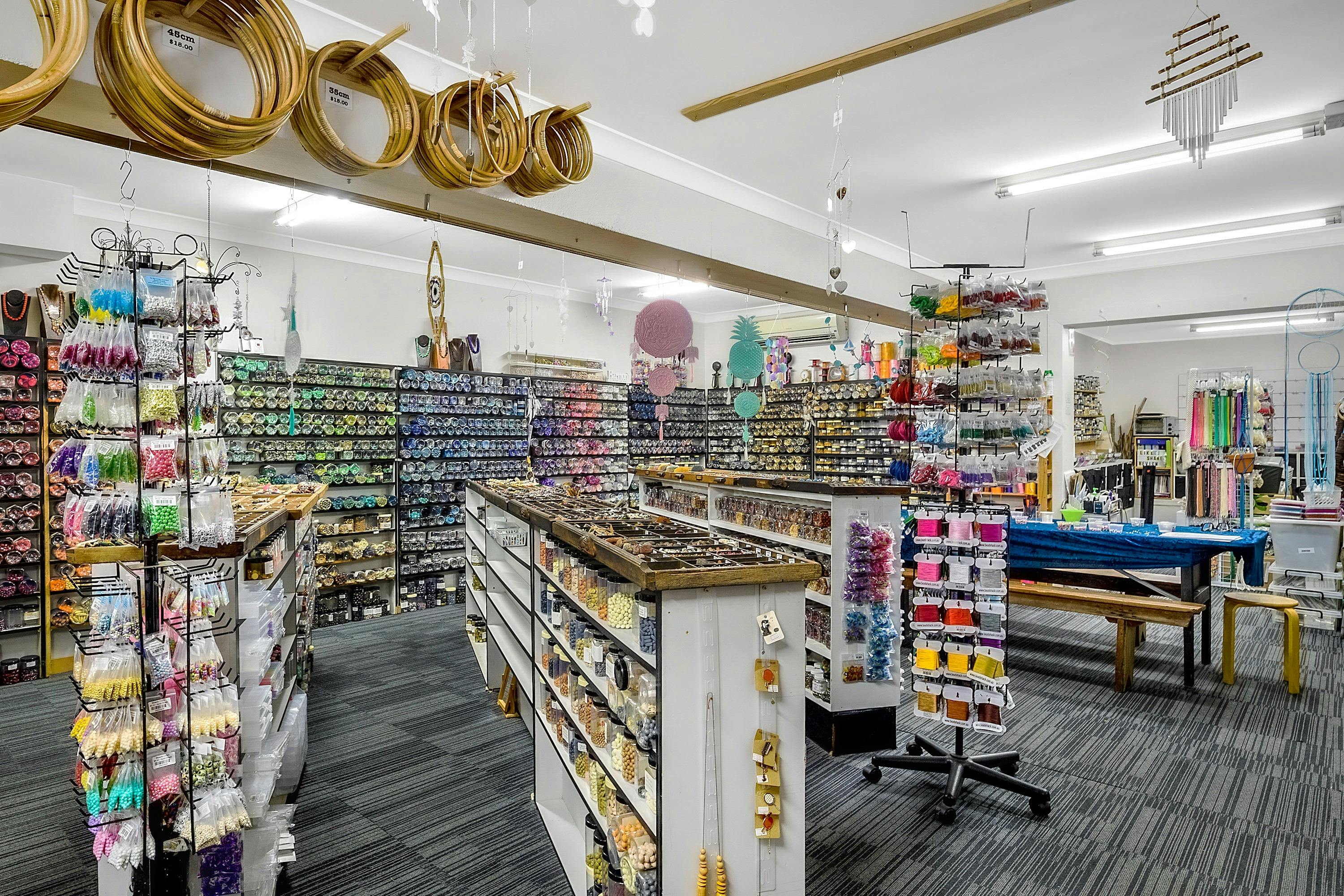 Our shop is spacious and welcoming to all ages