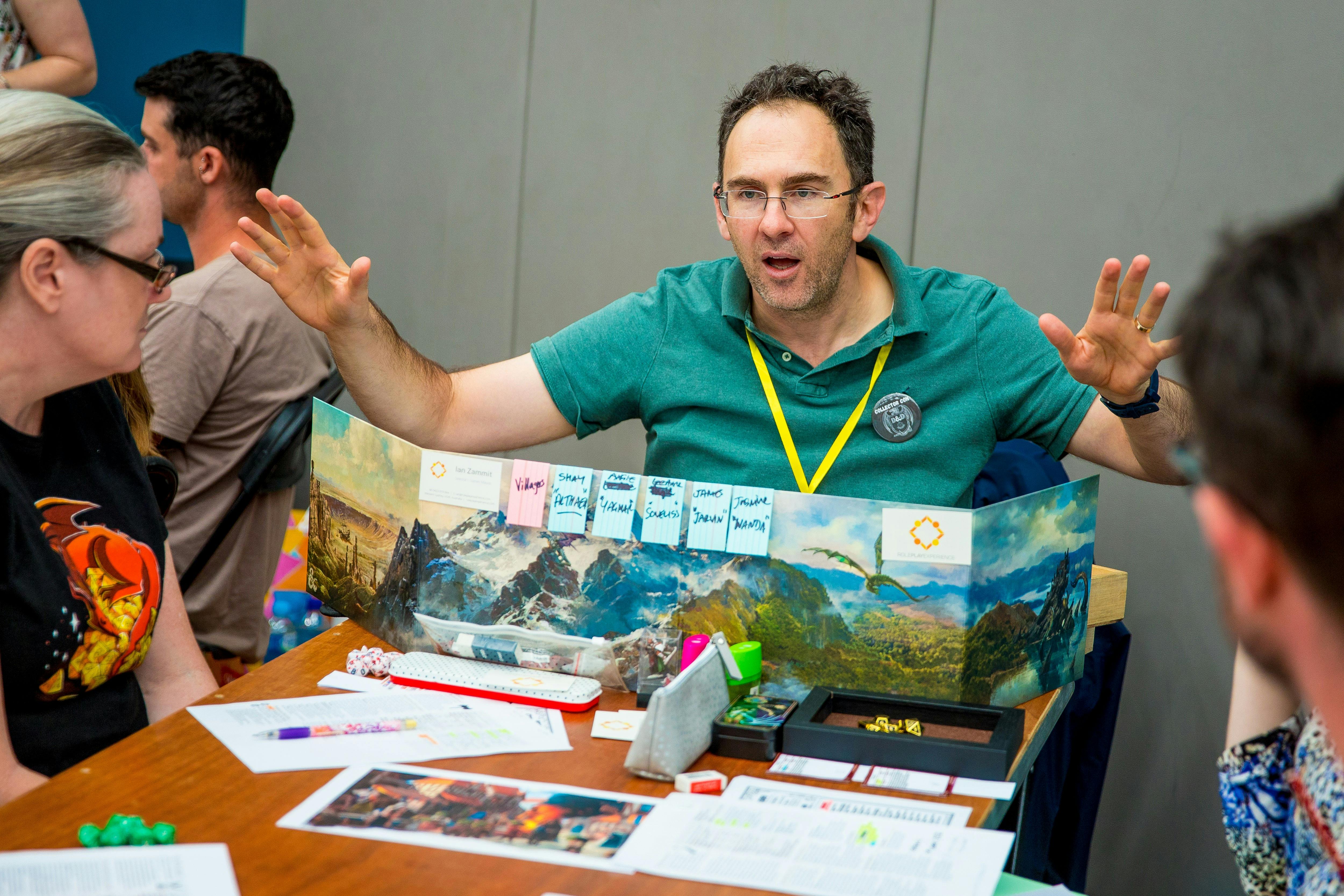 Collector Con - Dungeons and Dragons - Ian's table