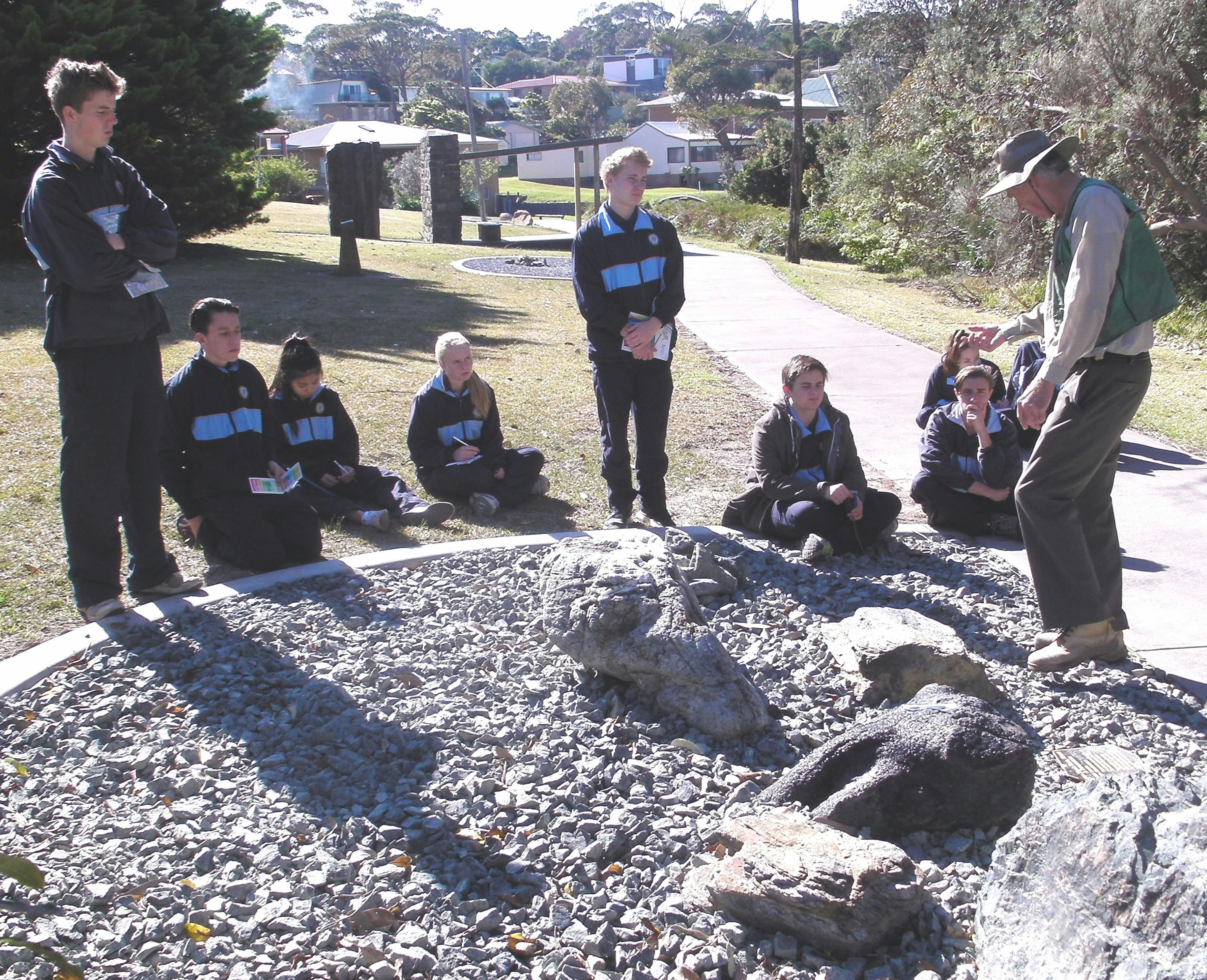Students enjoying Time Walk
