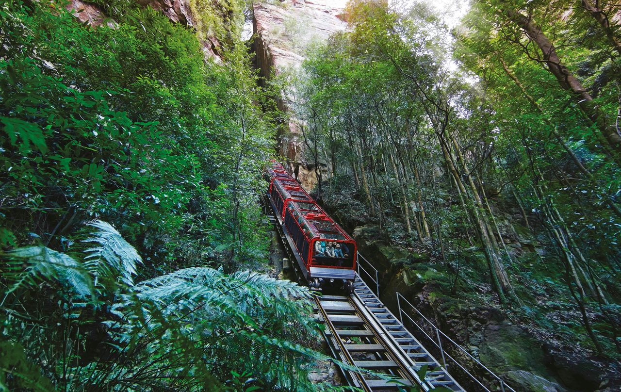 Ride the world's steepest train into Dinosaur Valley