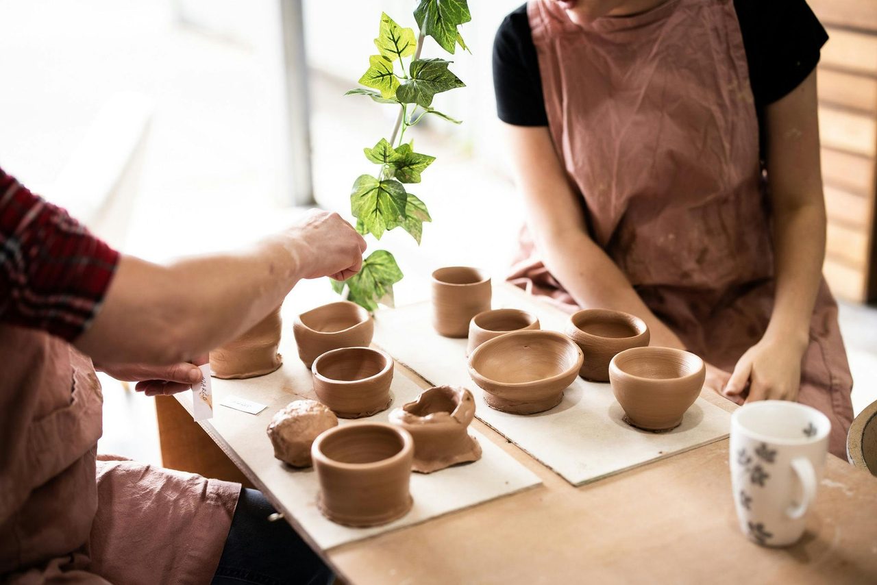 Finished pots