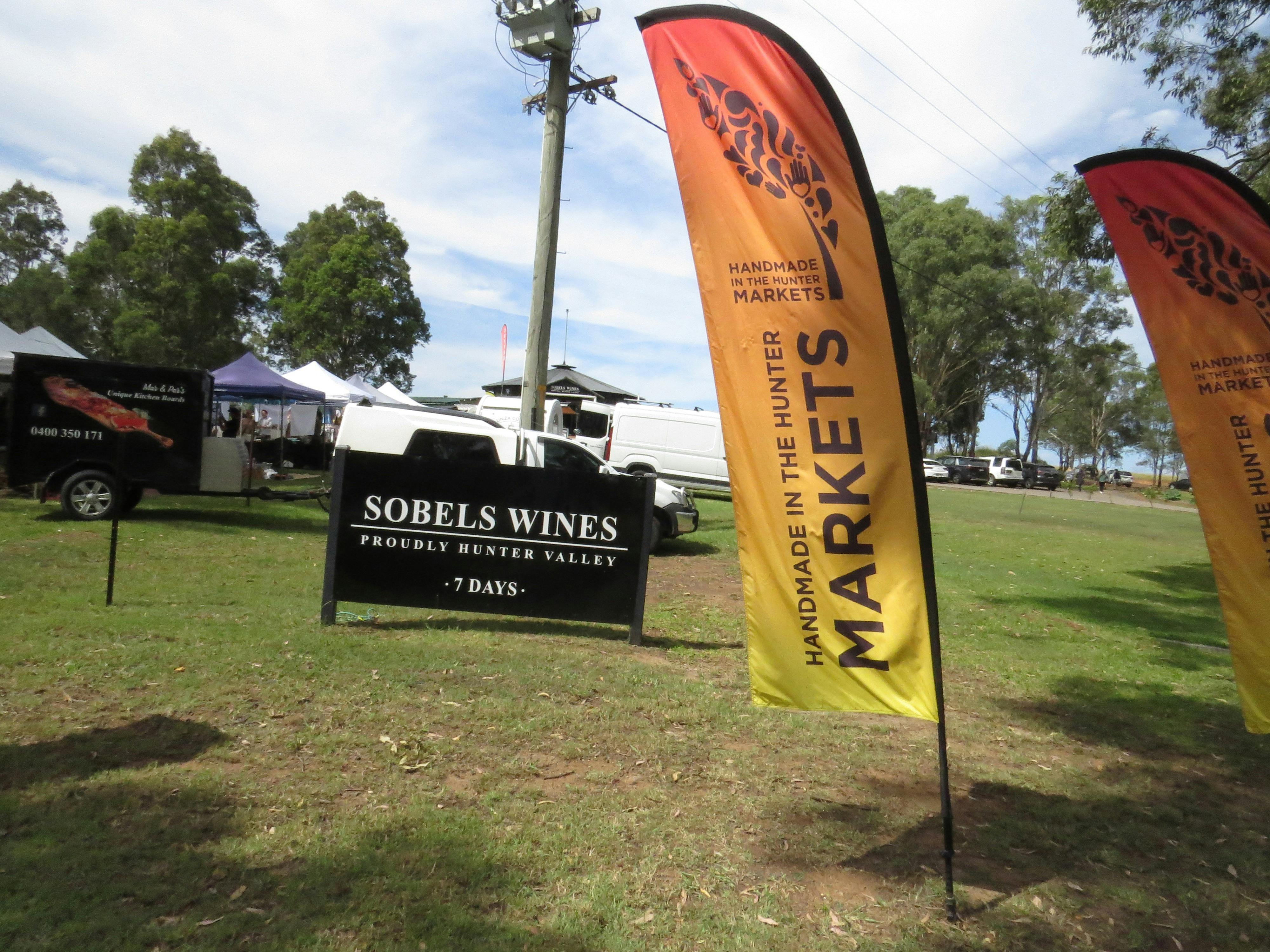 Look out for our flags