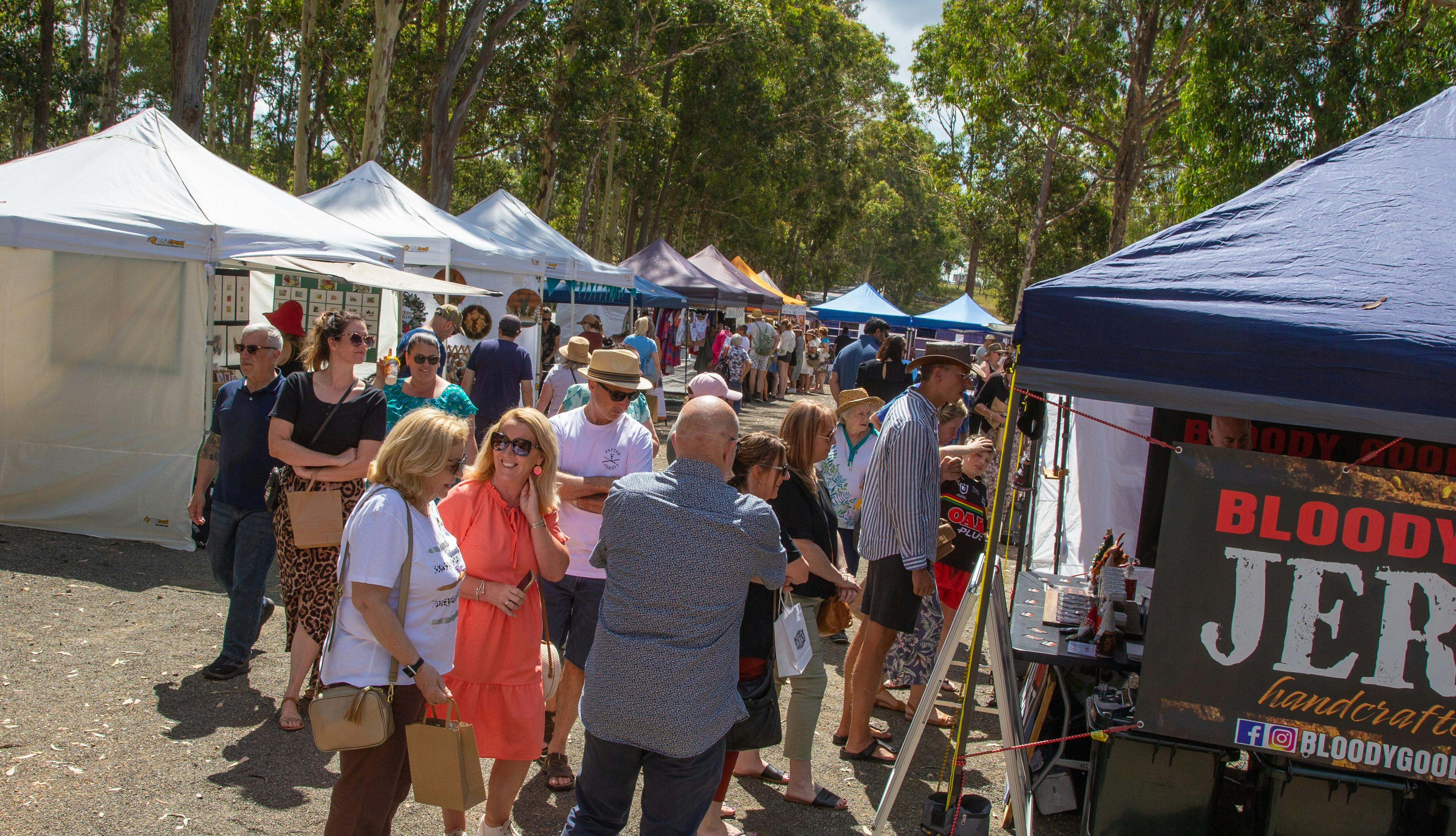 Explore a truly unique Handmade artisan market conveniently located in the Heart of Pokolbin.