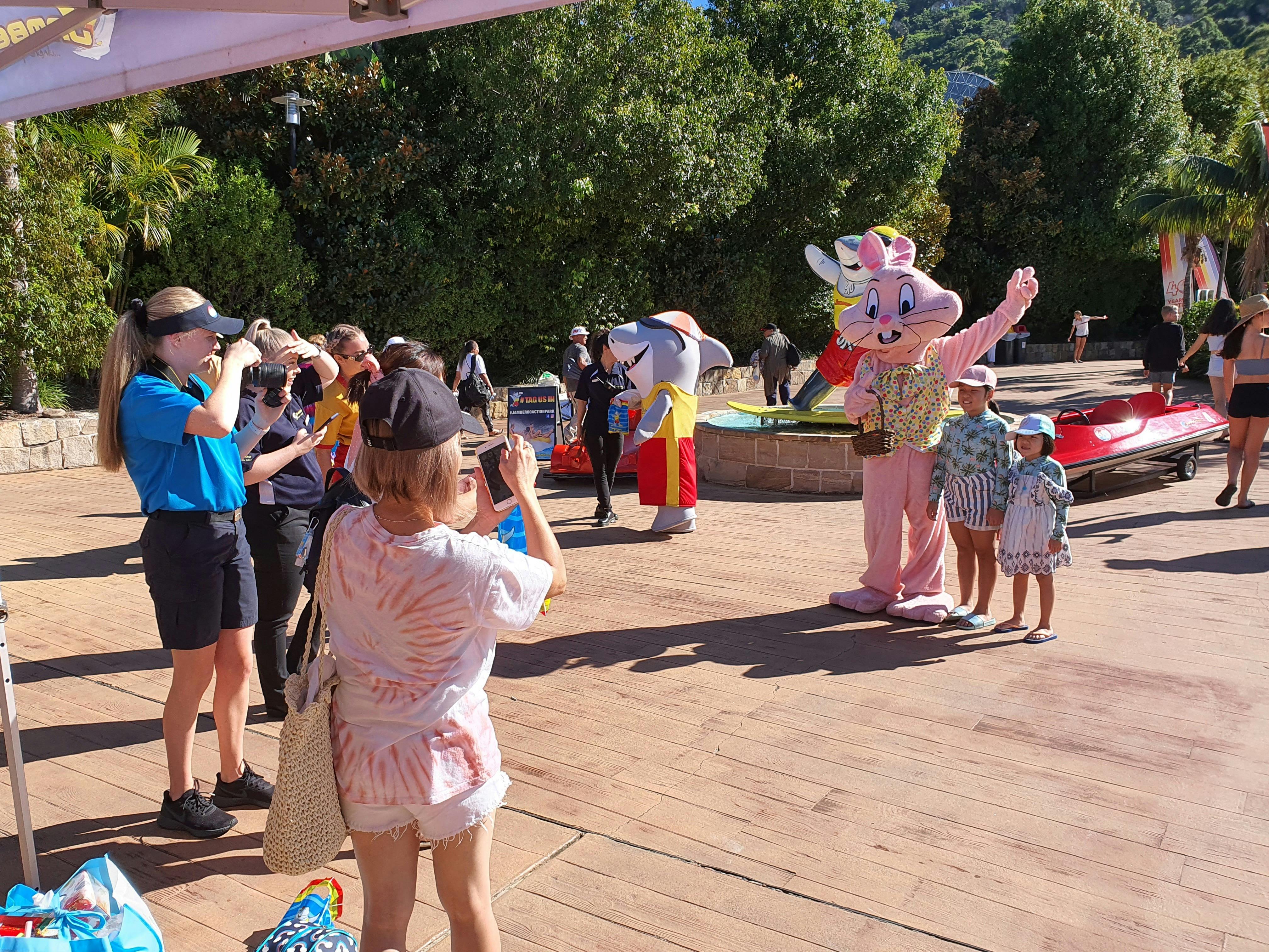 Photos with the Easter Bunny