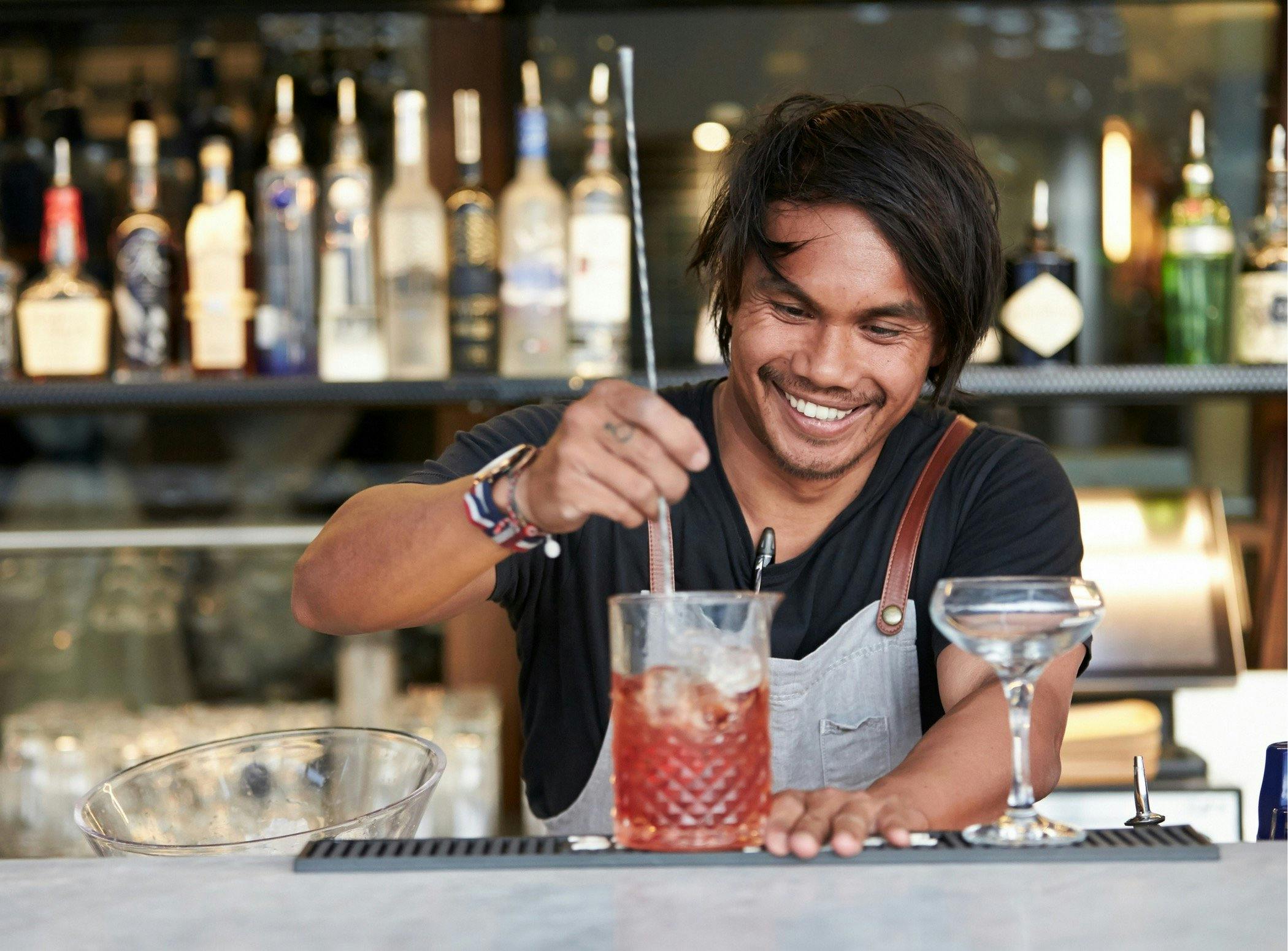 Cocktails at Cafe Del Mar, Cockle Bay Wharf