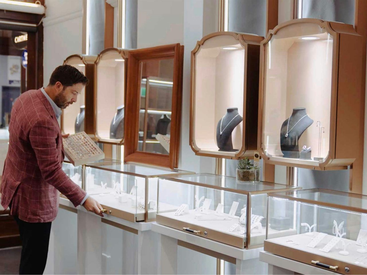 Cartmer Sydney Jeweller Adam Cartmer in Sydney Jewellery Showroom