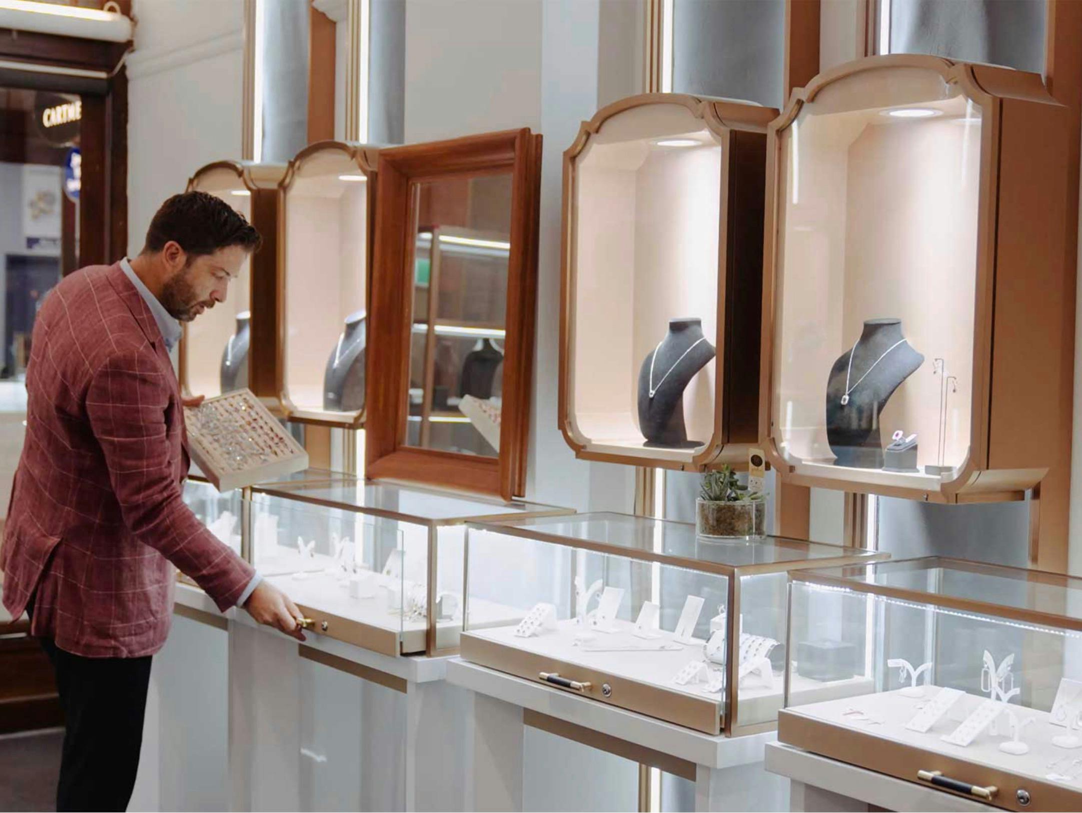 Cartmer Sydney Jeweller Adam Cartmer in Sydney Jewellery Showroom