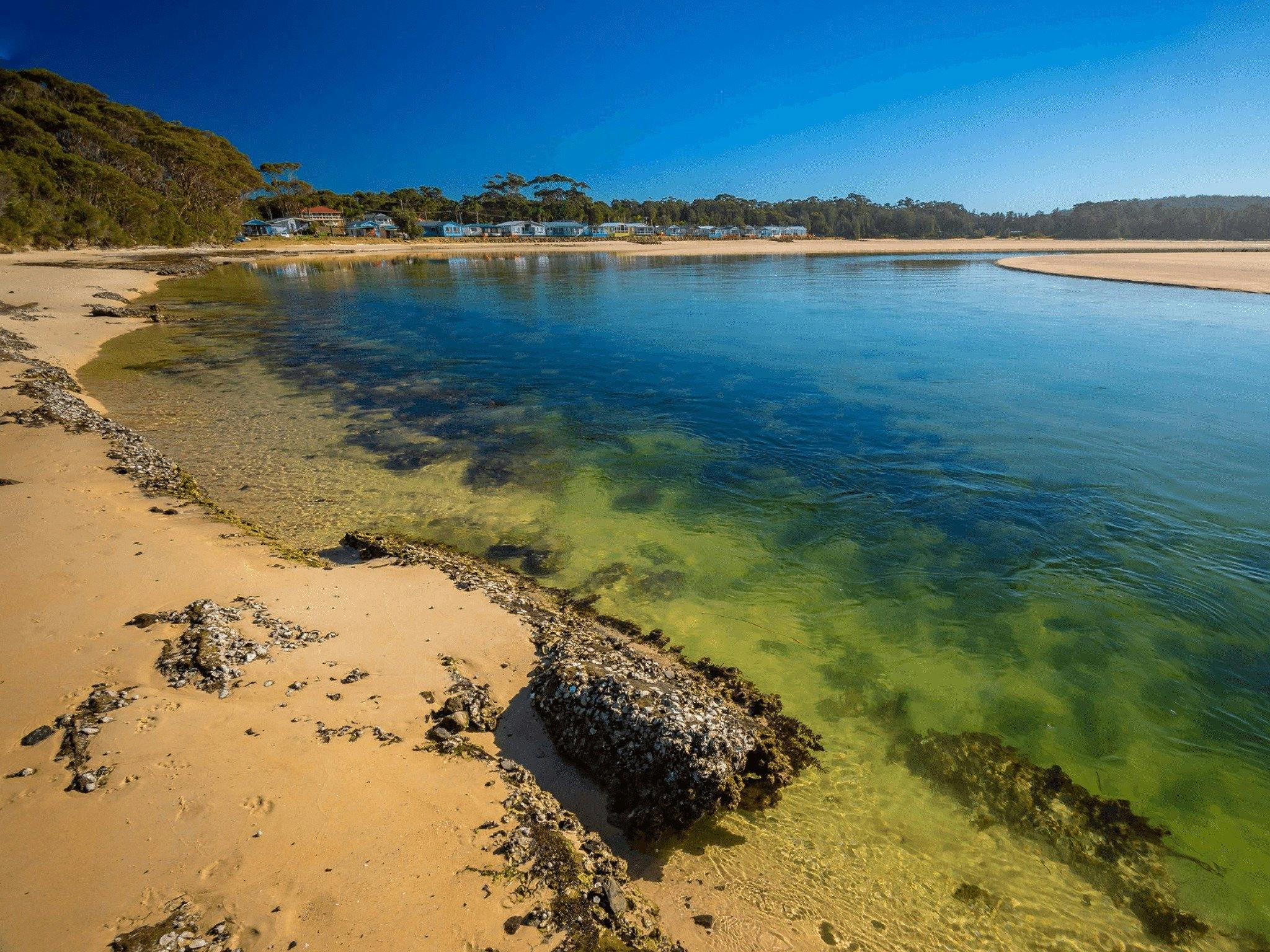 Burril Lake Entrance Beach.