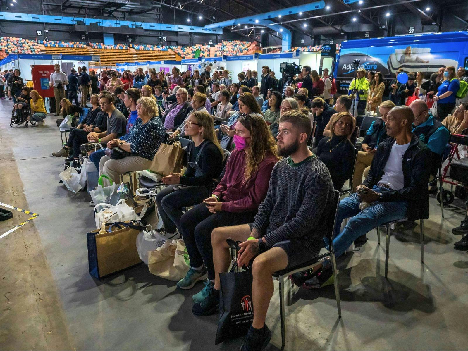 Stage audience at Hunter Disability Expo 2023