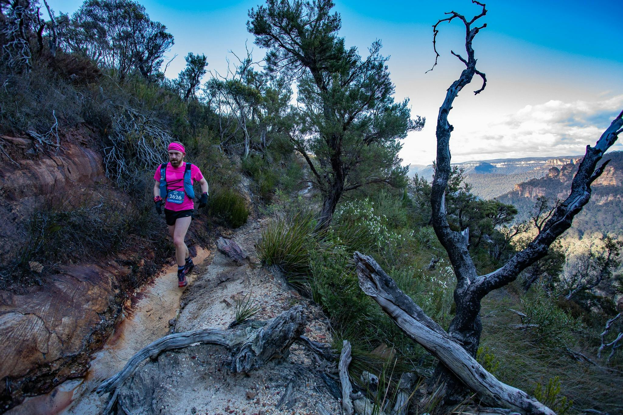 Trail runners on course in the UTA22