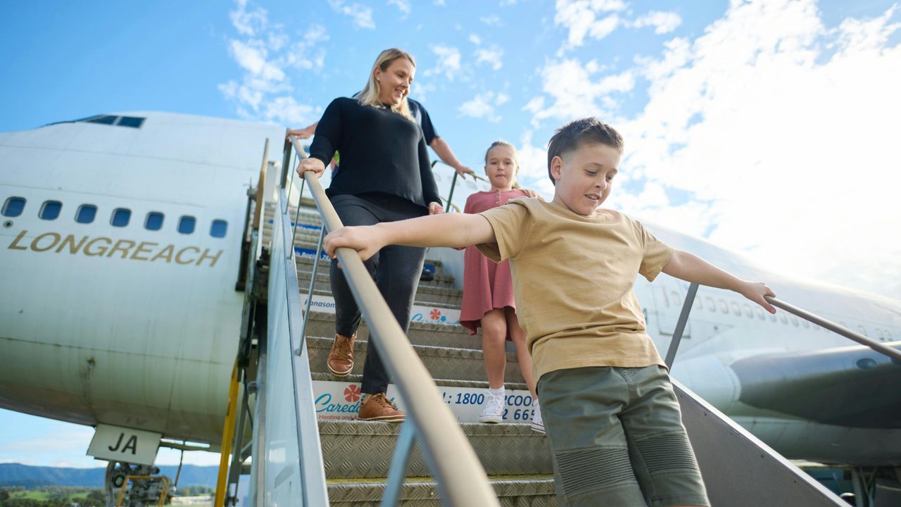Climb aboard City of Canberra 747-400