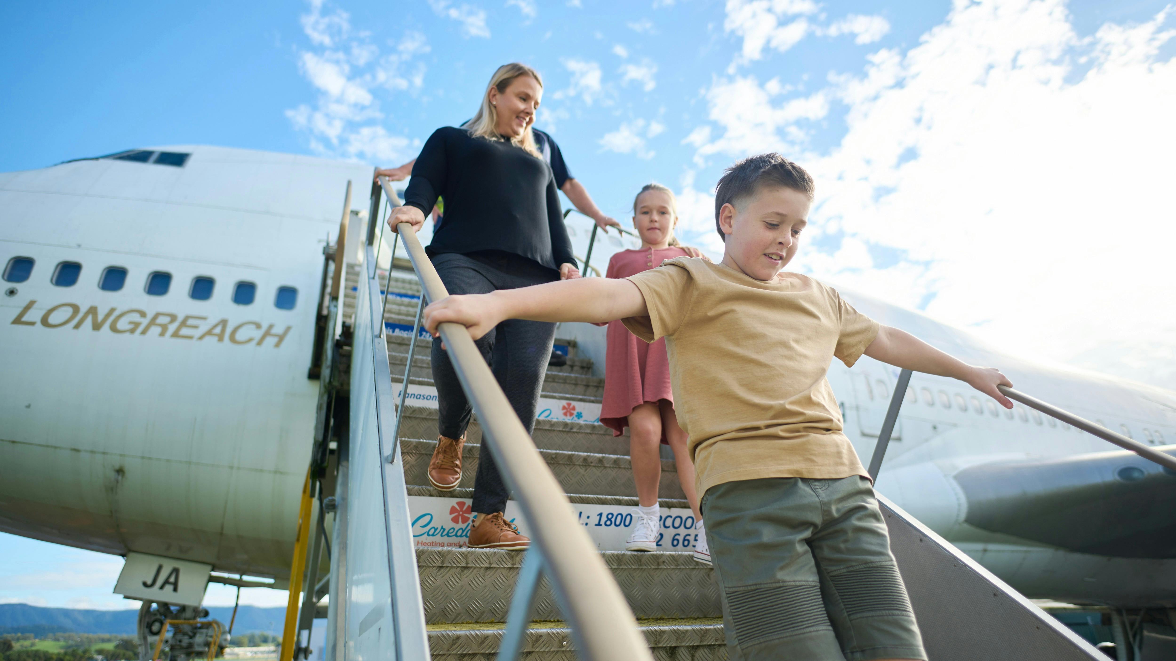 Climb aboard City of Canberra 747-400