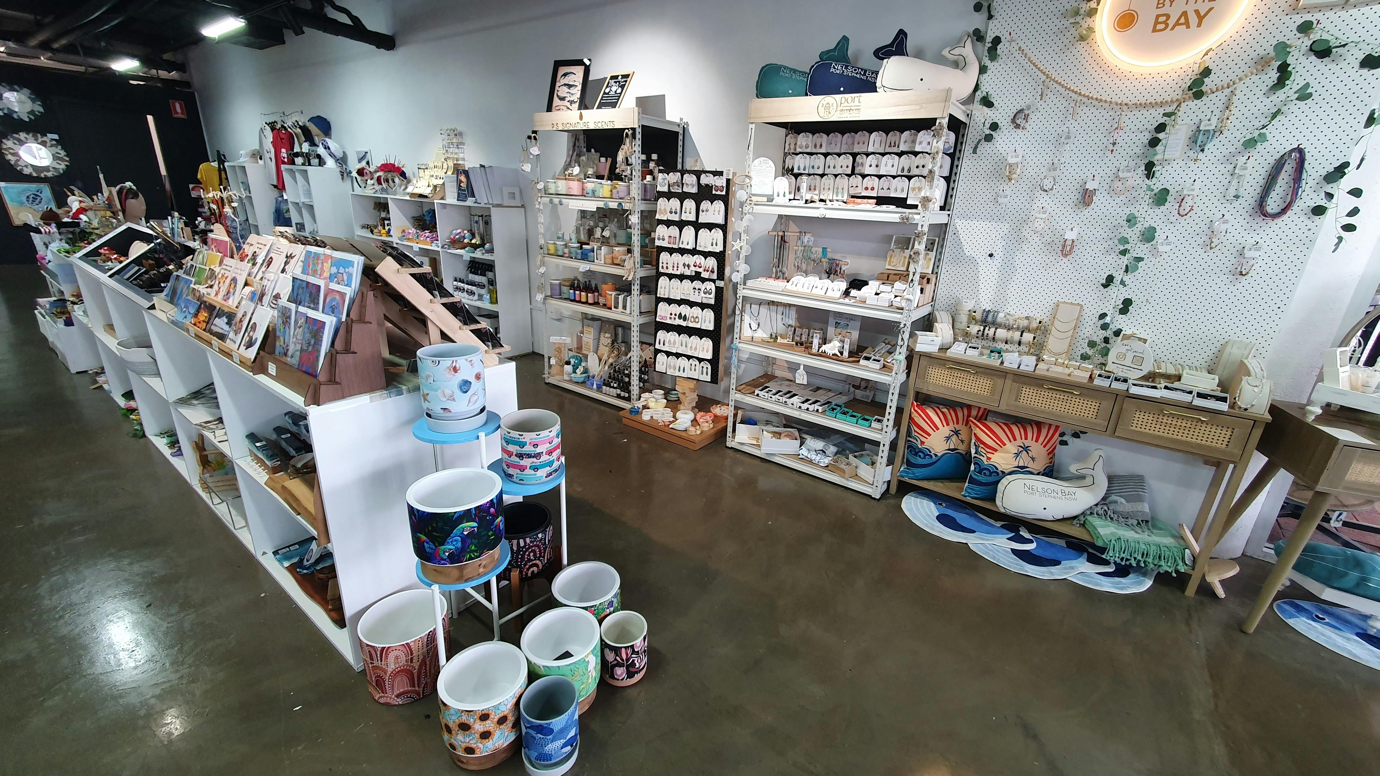 Photograph showing jewellery display with charm bar experience