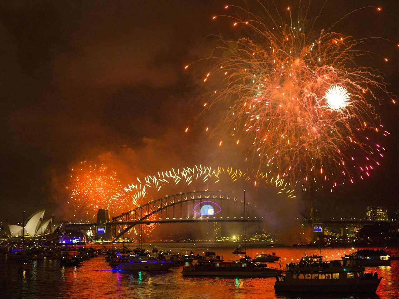 New Years Eve Fireworks on Sydney Harbour