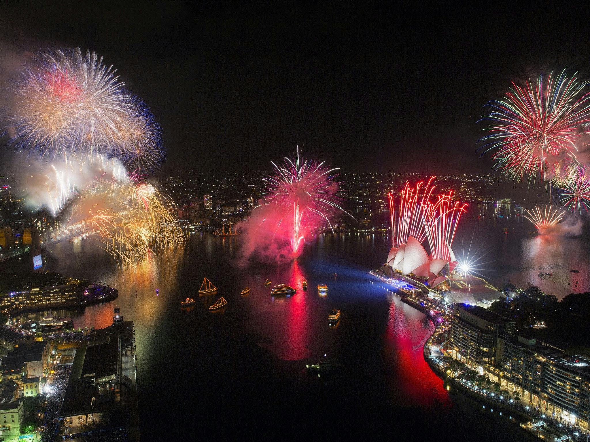 New Years Eve Fireworks on Sydney Harbour