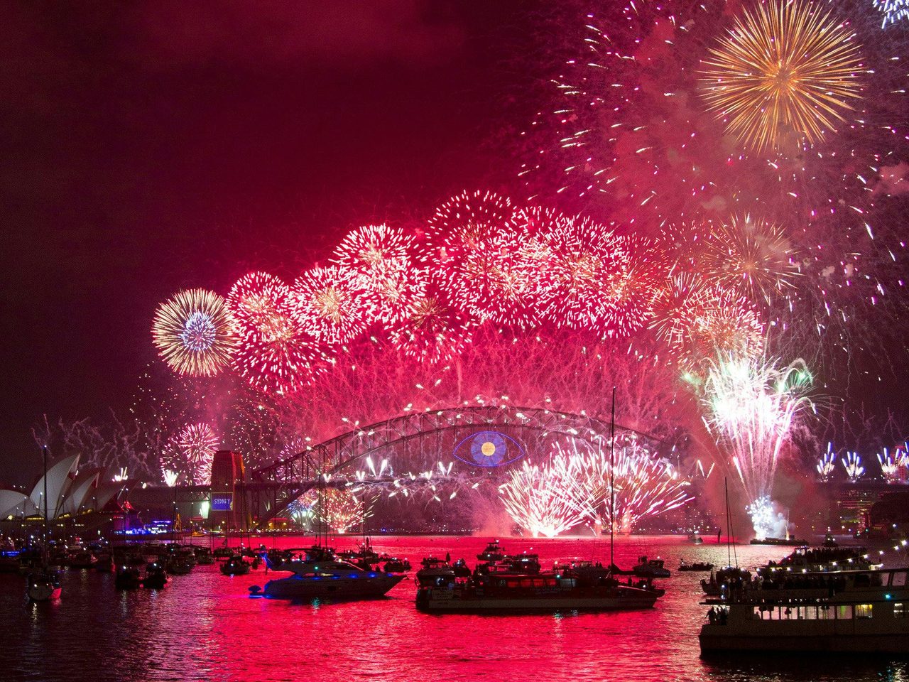 New Years Eve Fireworks on Sydney Harbour