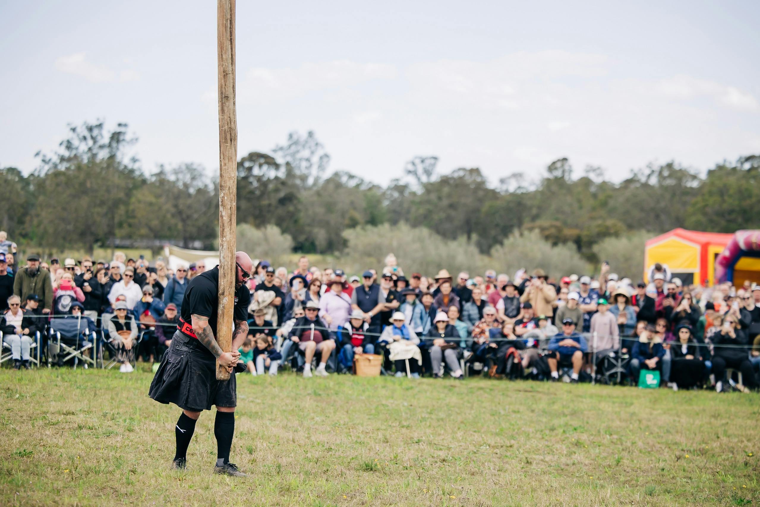 Tossing the Caber