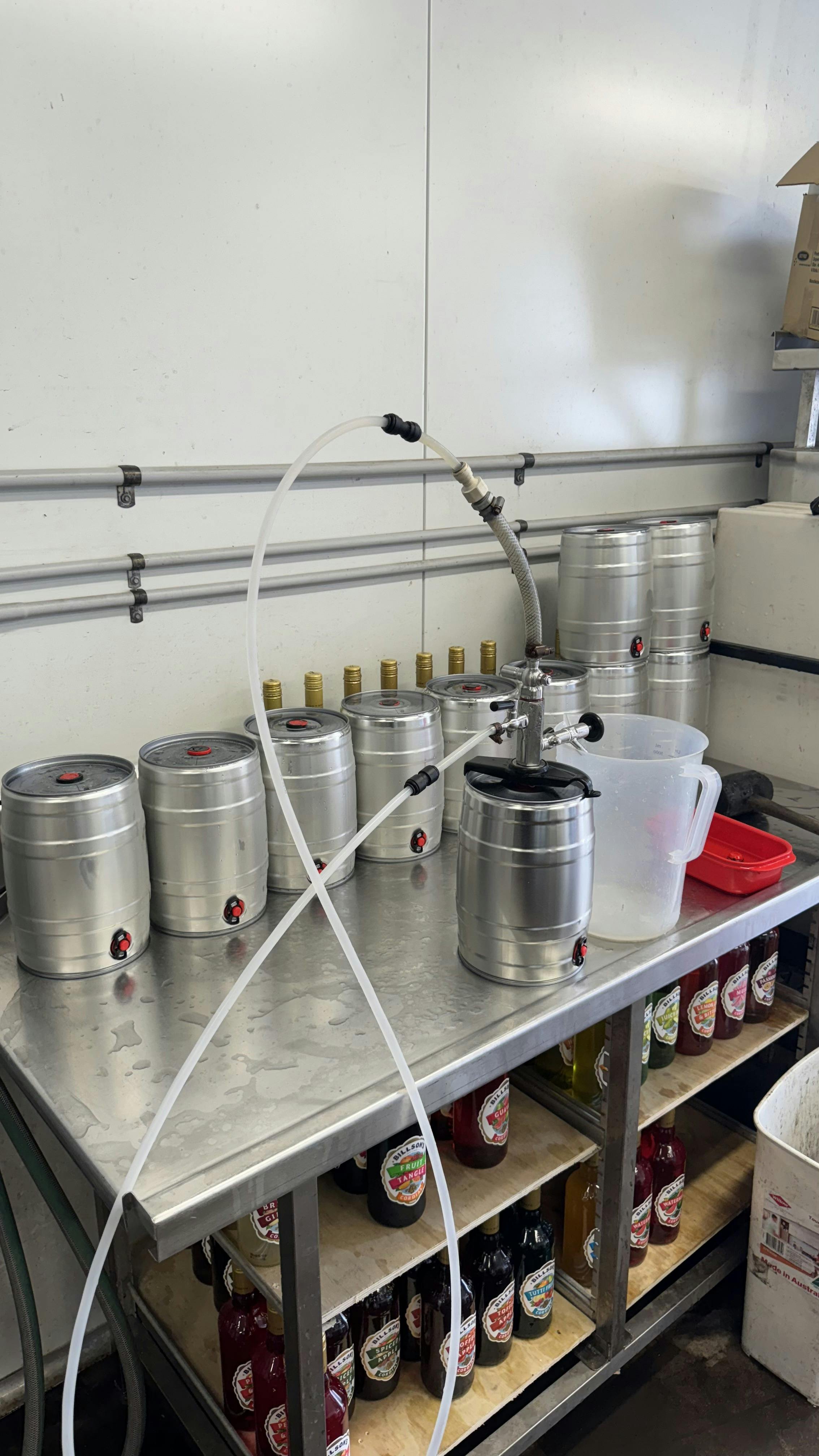 Filling Mini Kegs