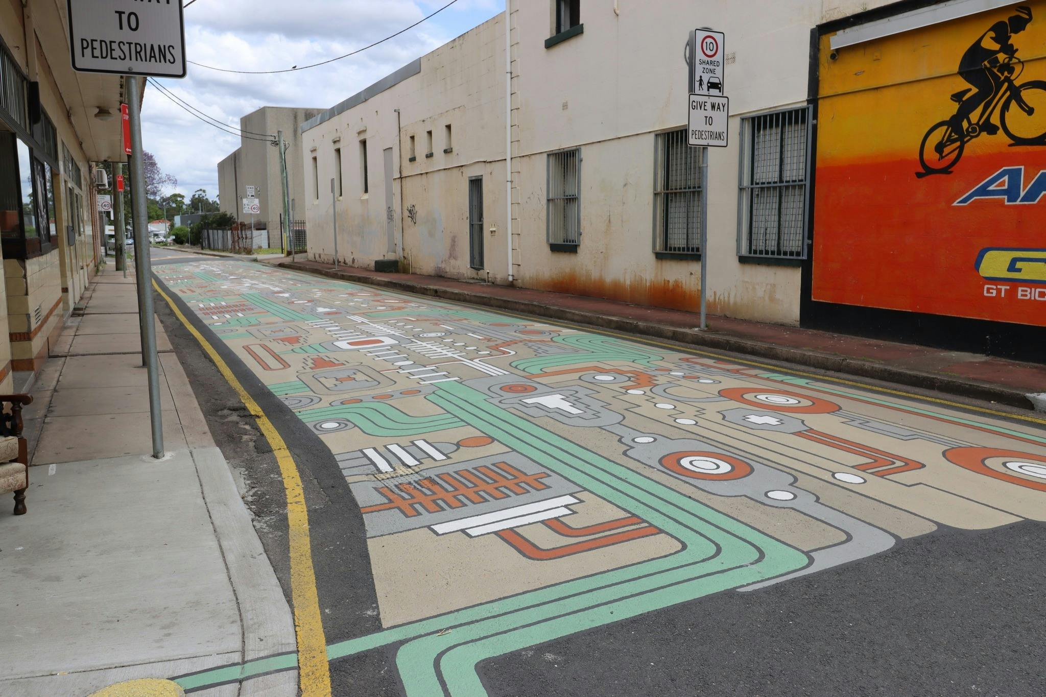 Lee Street Mural 'Flow'