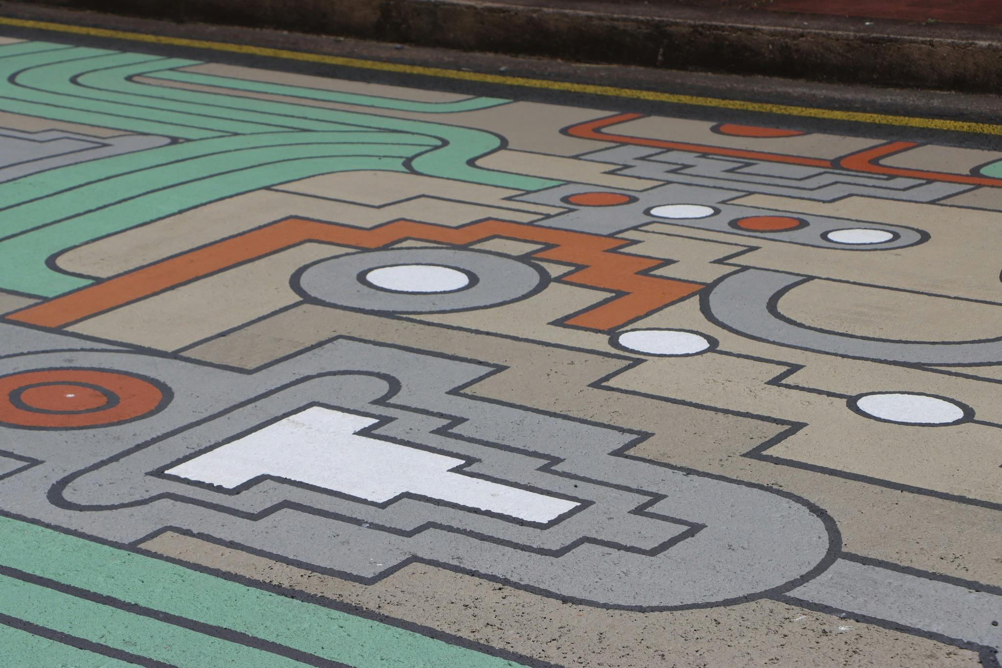 Lee Street Mural 'Flow'