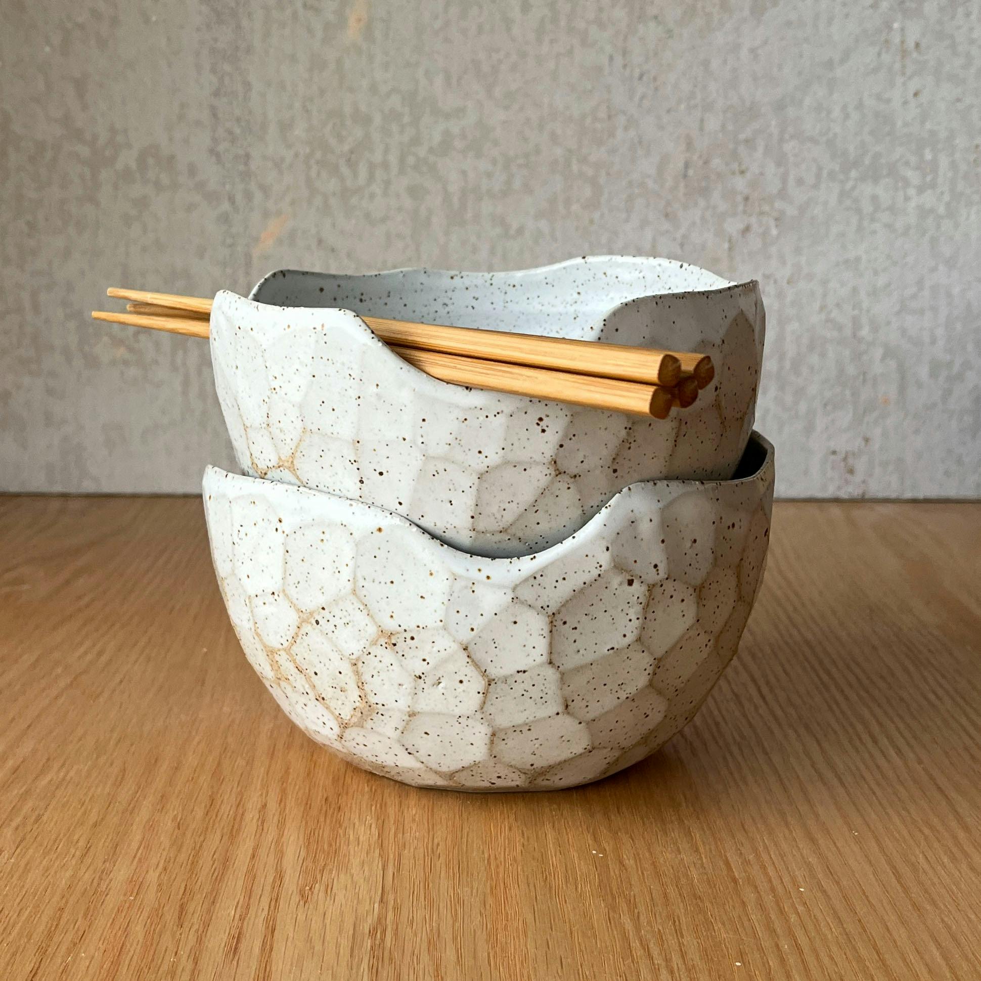 Ramen Bowls with chopsticks rest