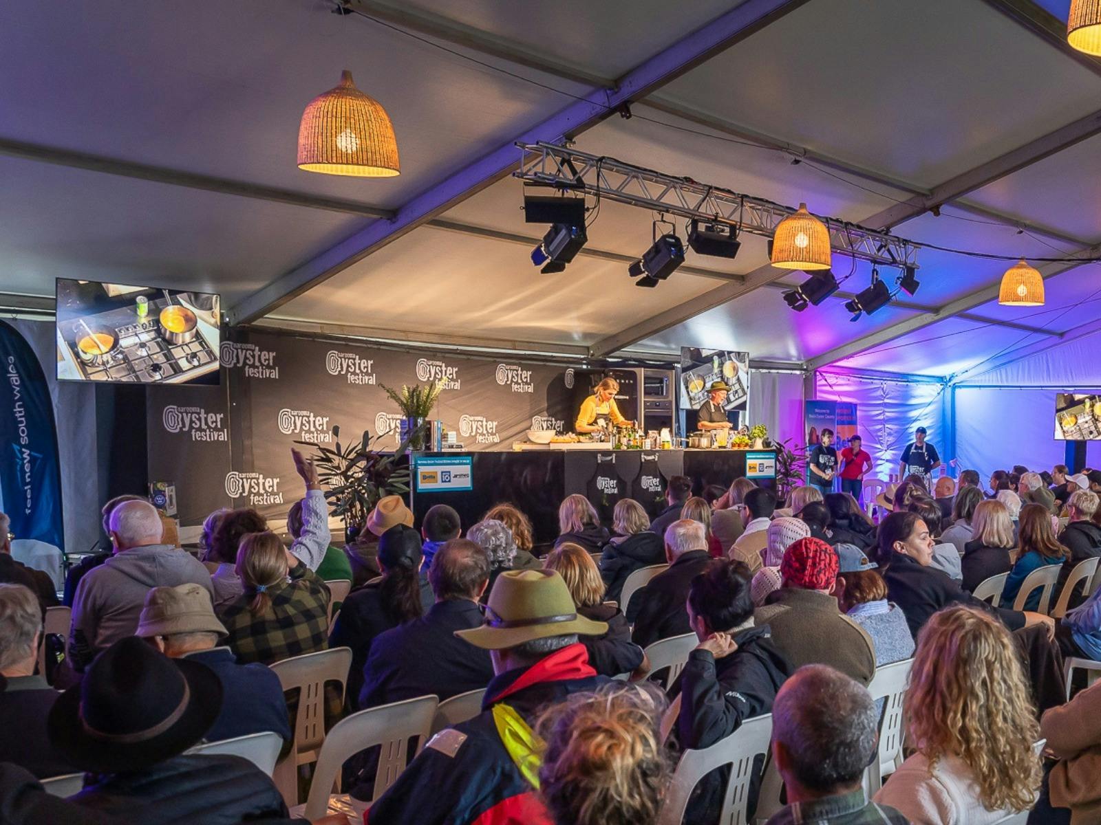Cooking Demonstration Program with celebrated visiting and local chefs.