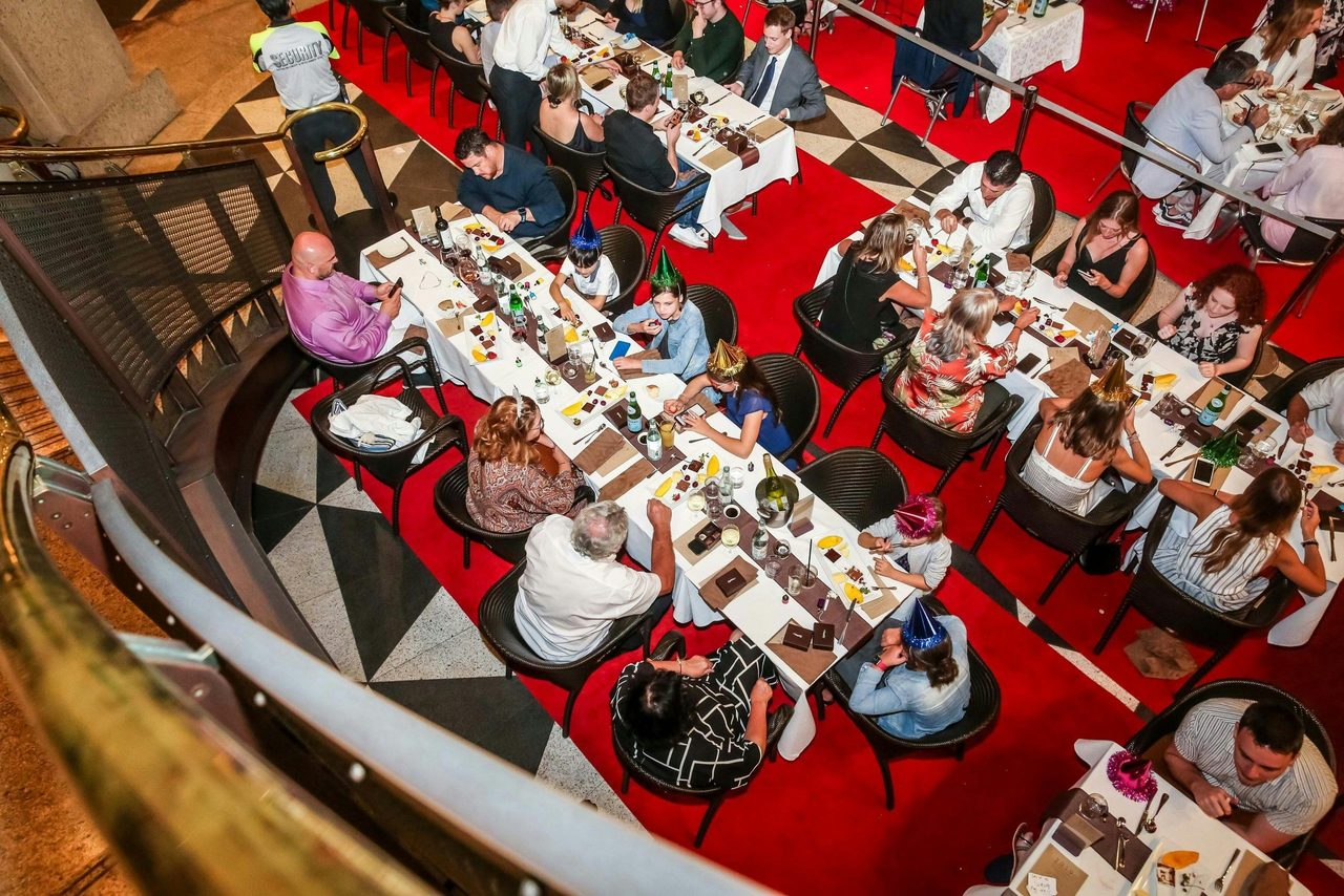 Guylian Cafe NYE Seating
