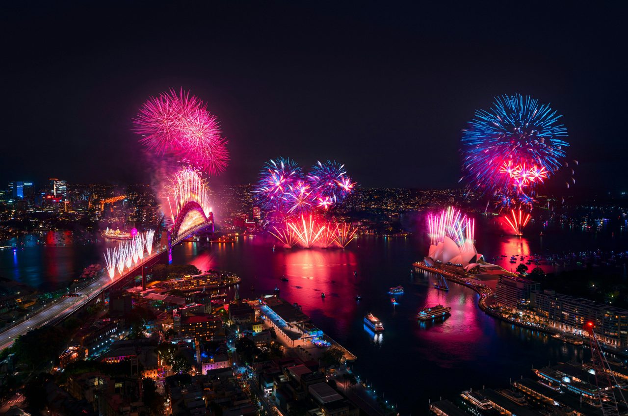 Sydney New Year's Eve Fireworks on Sydney Harbour