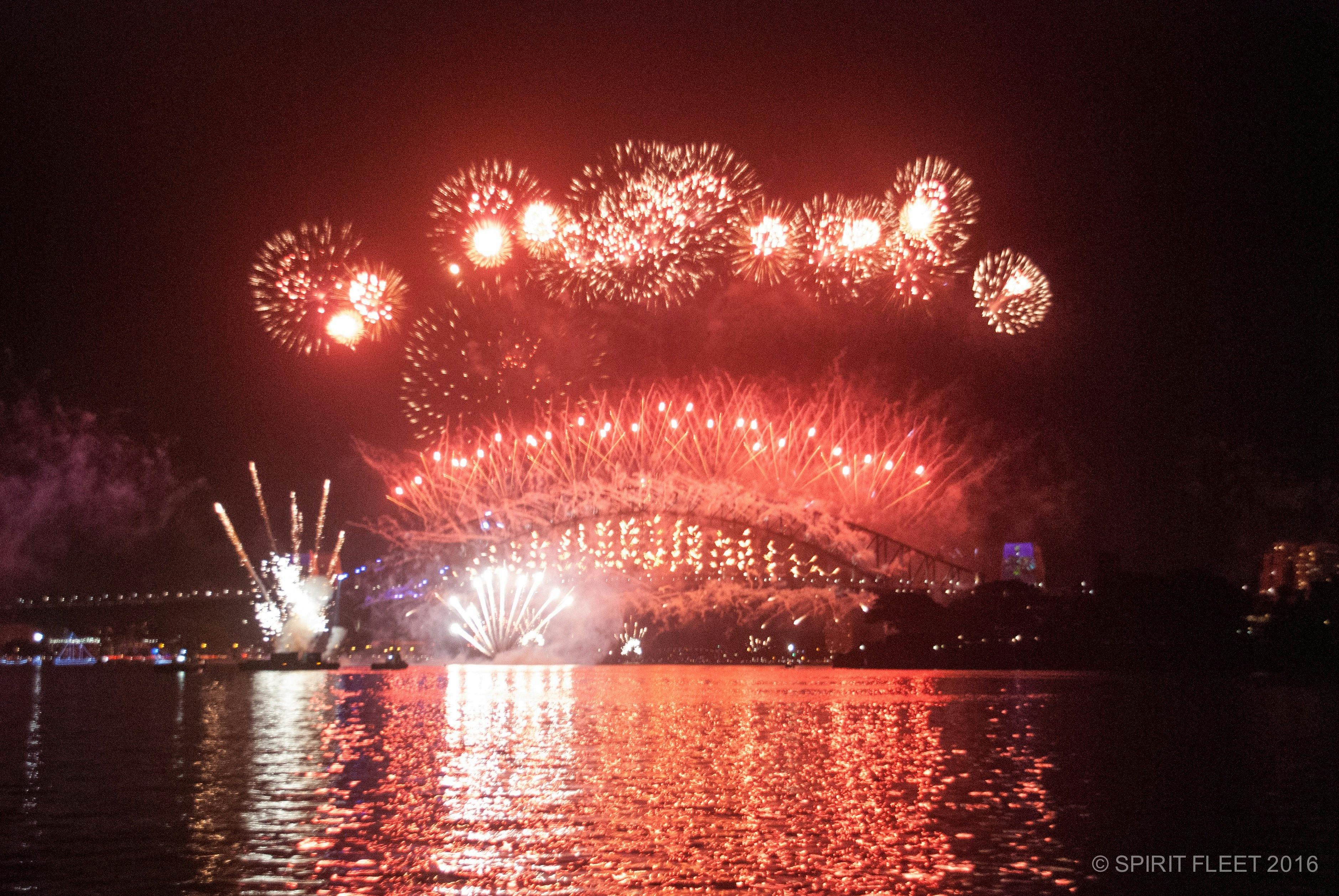NYE onboard Silver Spirit, front row seats to the fireworks